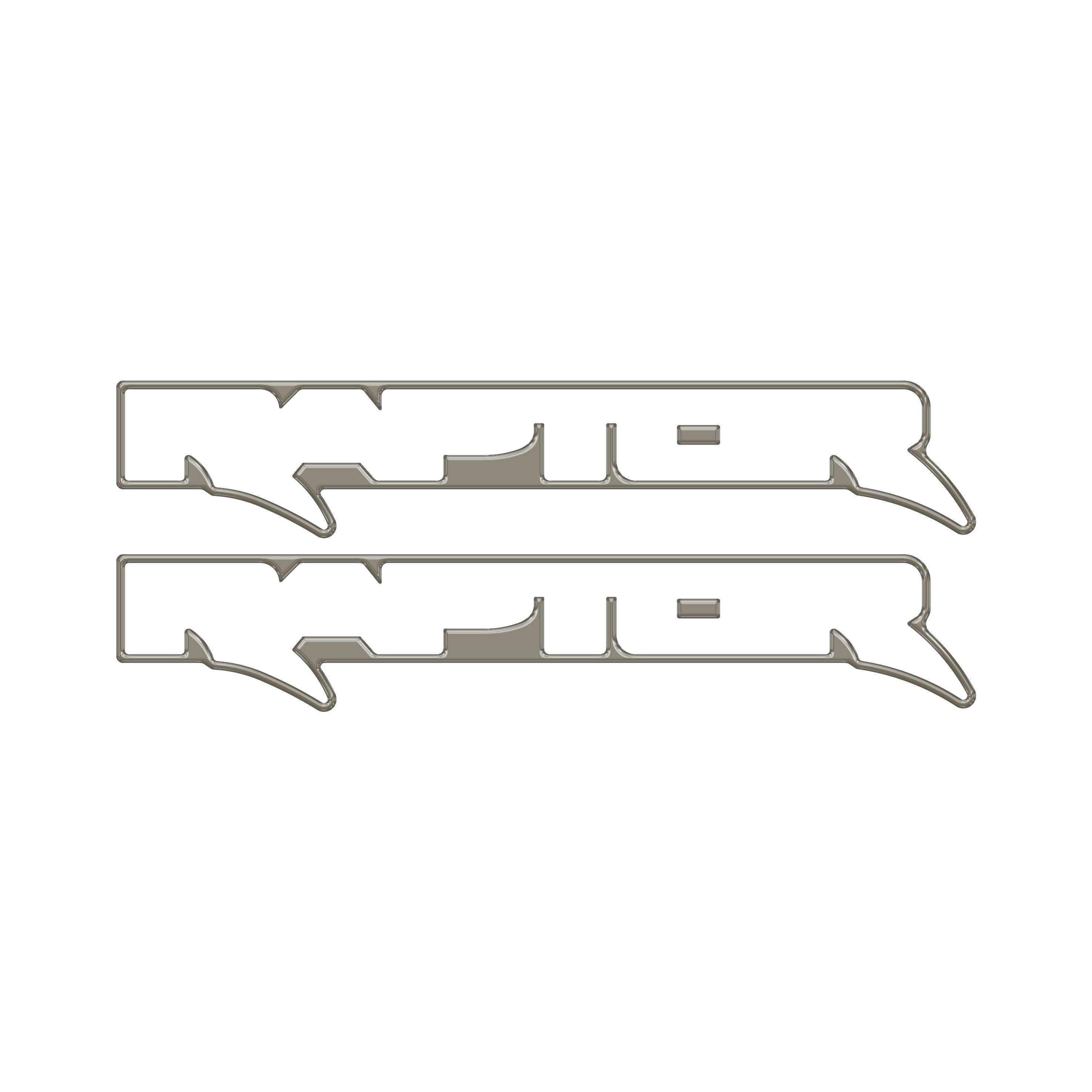 Raptor Floor Mat Emblem Inserts Fits 2022-2026 Ford Bronco Raptor