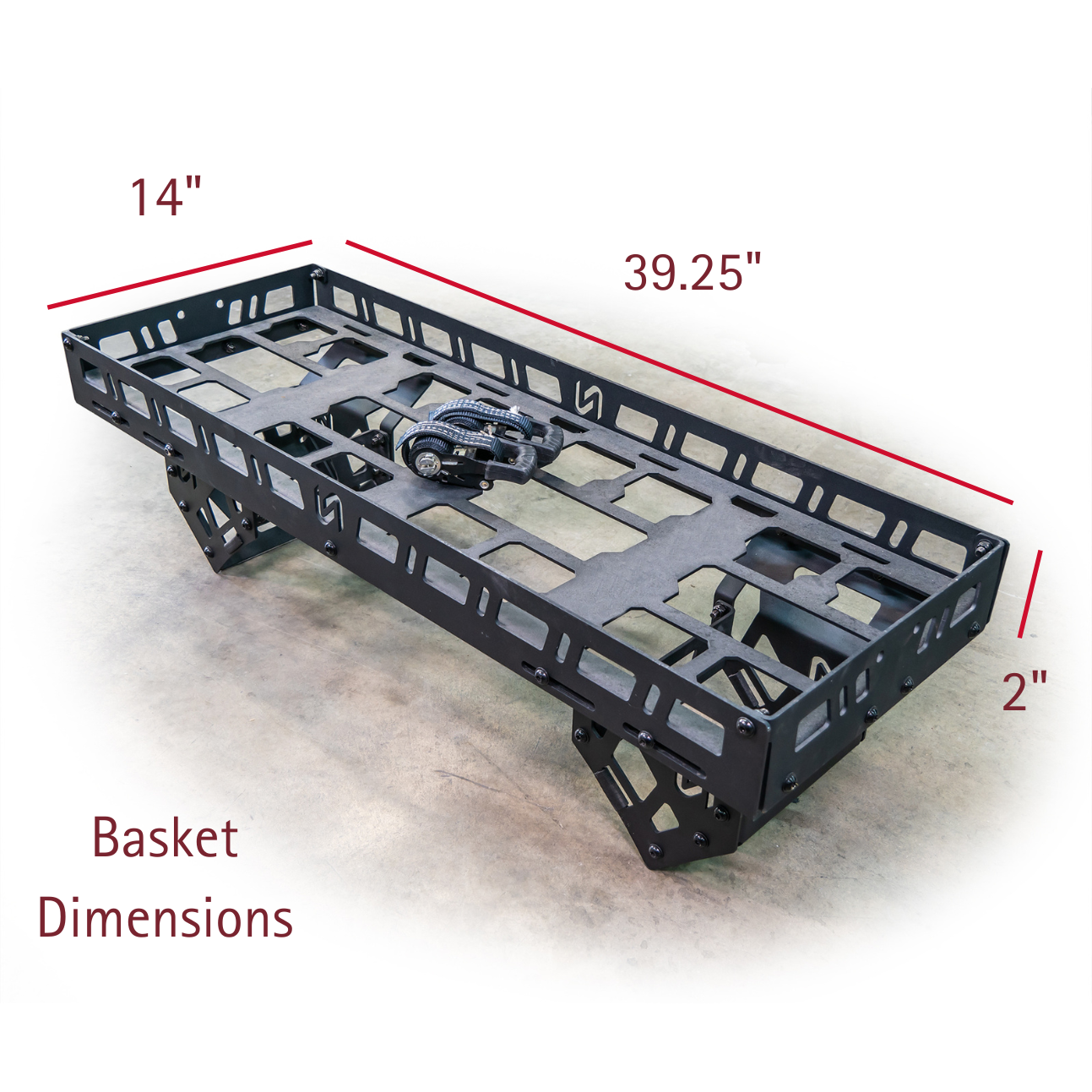 Universal Offroad Spare Tire Storage Rack - Offroad Ice Chest Carrier