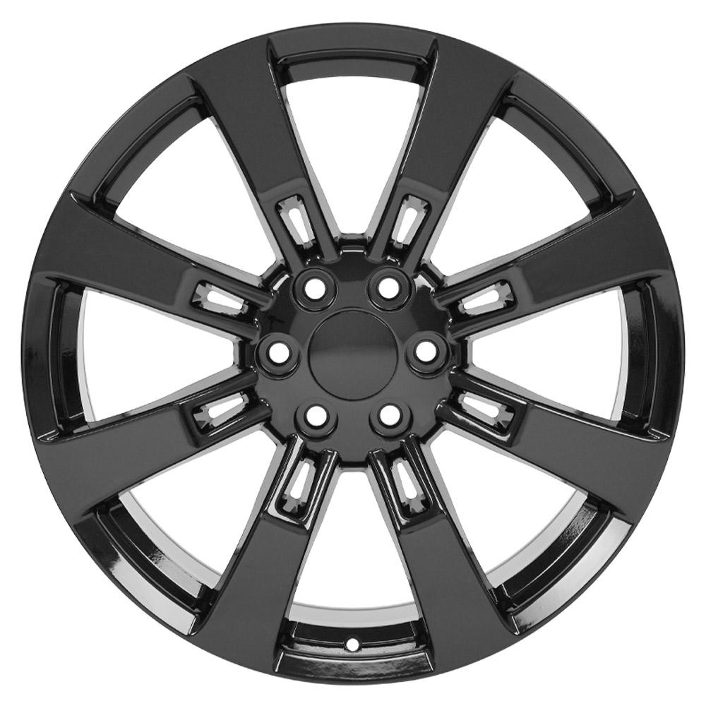 22" Replica CA82 fits Cadillac Escalade 22x9 Black-SR1 Performance
