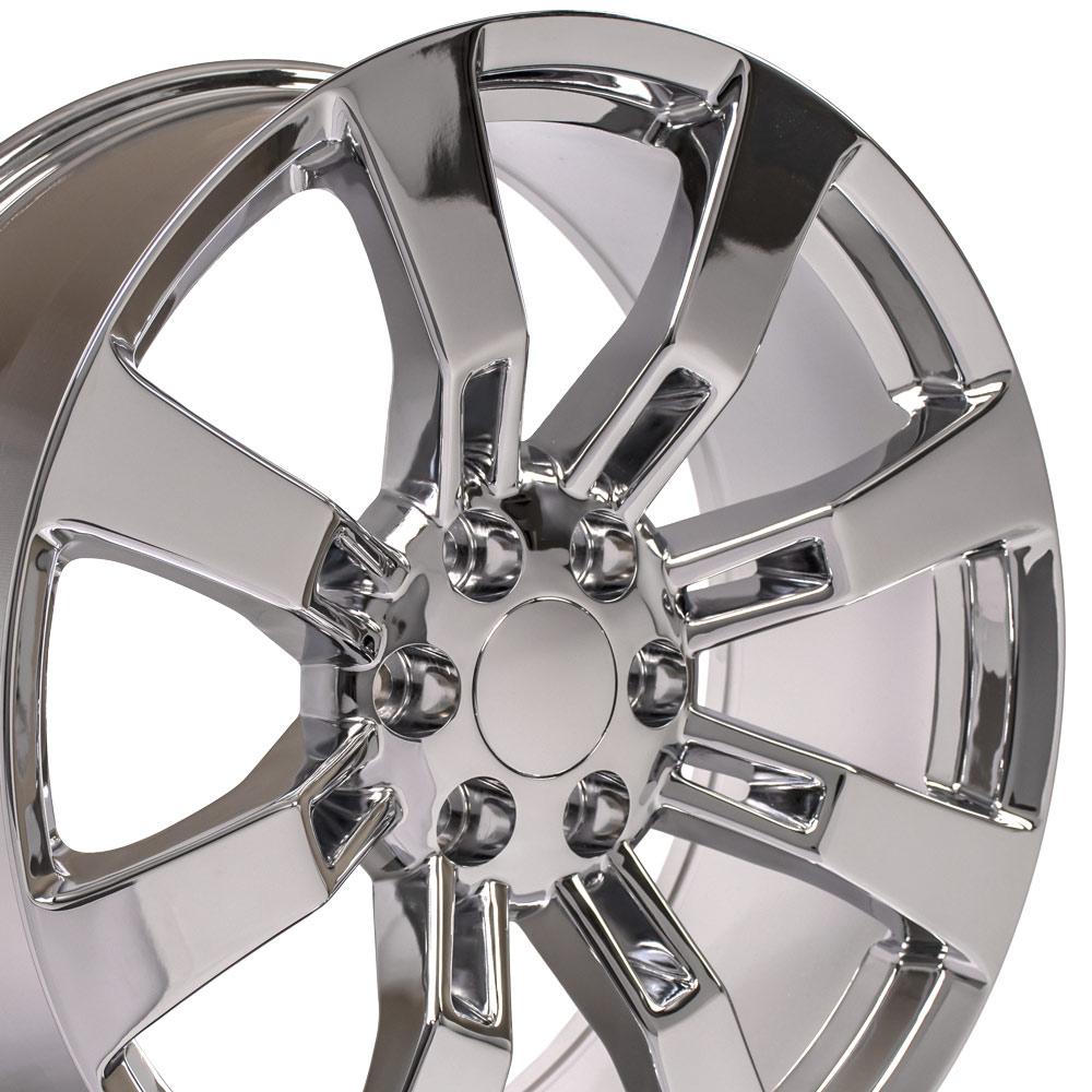 22" Replica CA82 fits Cadillac Escalade 22x9 Chrome-SR1 Performance