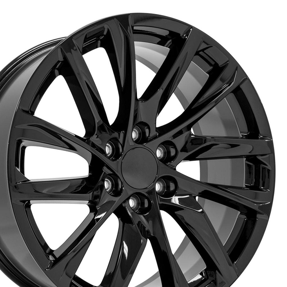 22" Replica CA90 fits Cadillac Escalade 22x9 Gloss Black-SR1 Performance