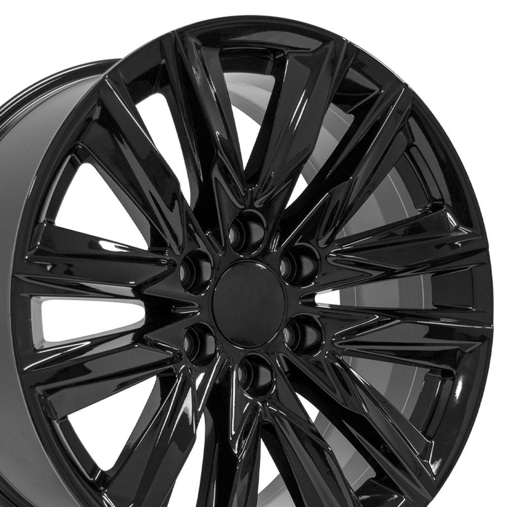 20" Replica CA91 fits Cadillac Escalade 20x9 Gloss Black-SR1 Performance