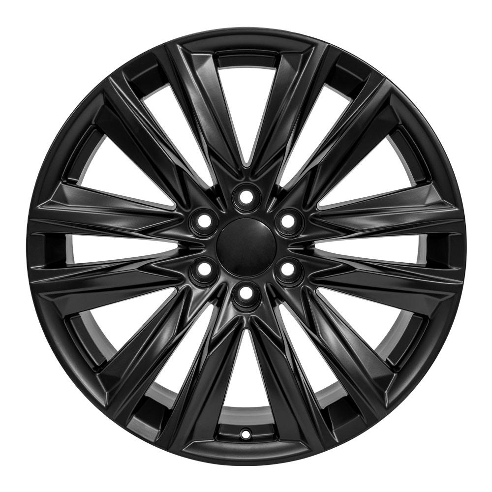 22" Replica CA91 fits Cadillac Escalade 22x9 Satin Black-SR1 Performance