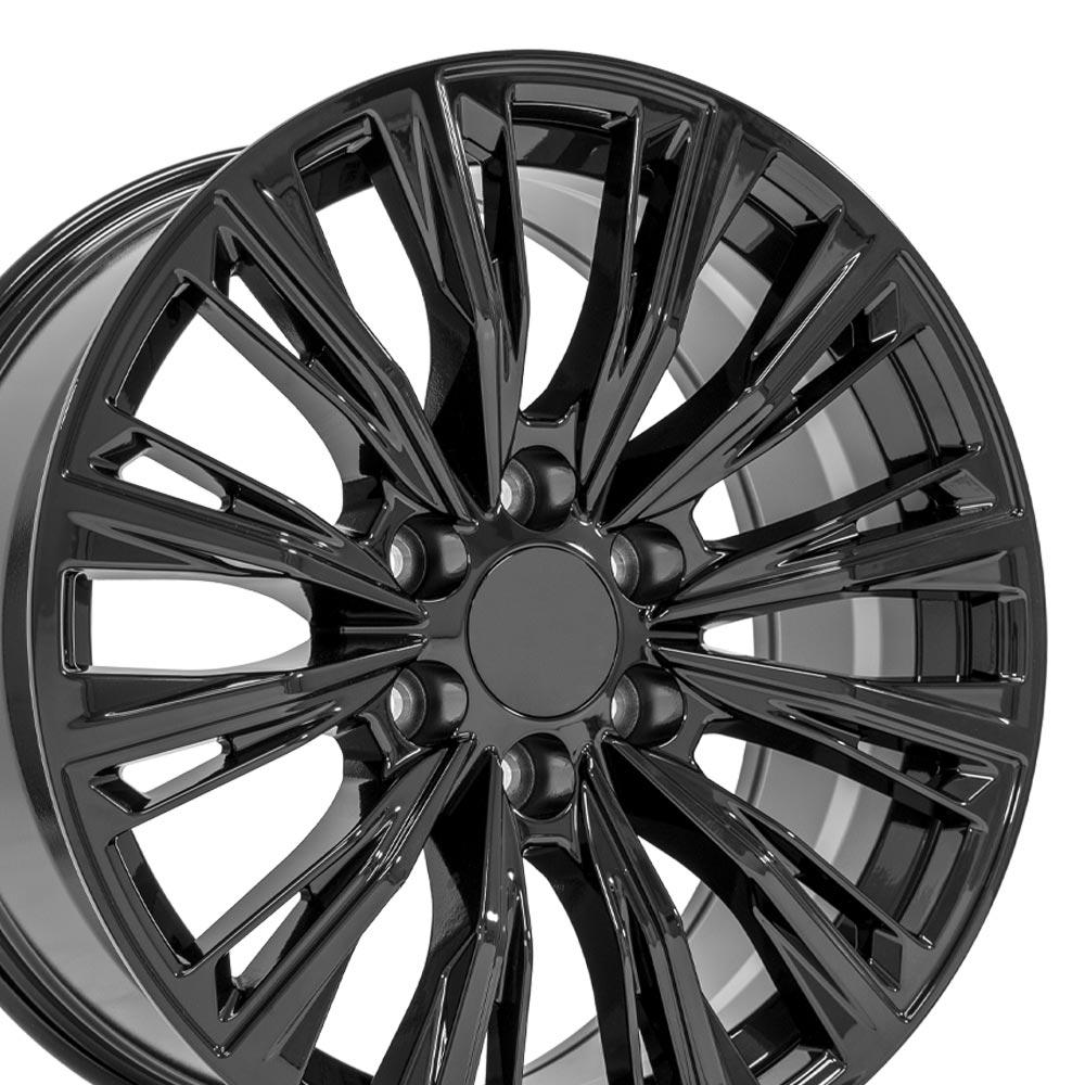 20" Replica CA93 fits Cadillac Escalade 20x9 Gloss Black-SR1 Performance