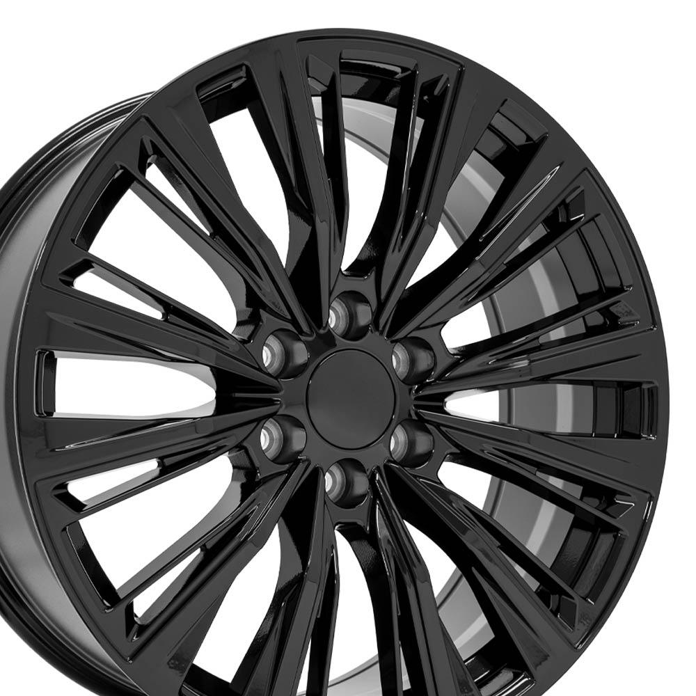 22" Replica CA93 fits Cadillac Escalade 22x9 Gloss Black-SR1 Performance