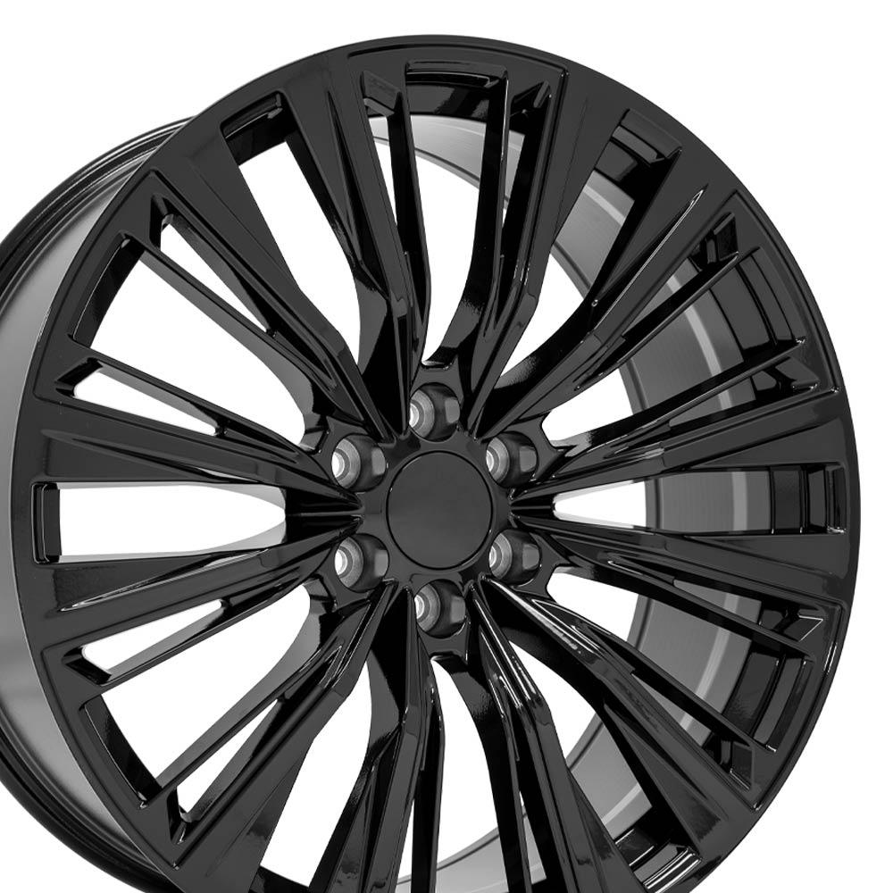 24" Replica CA93 fits Cadillac Escalade 24x10 Gloss Black-SR1 Performance