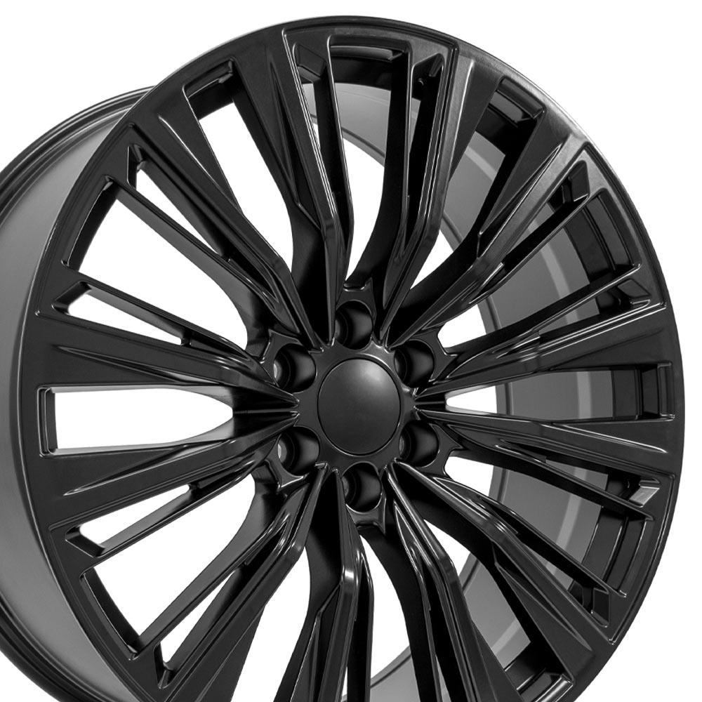 24" Replica CA93 fits Cadillac Escalade 24x10 Satin Black-SR1 Performance