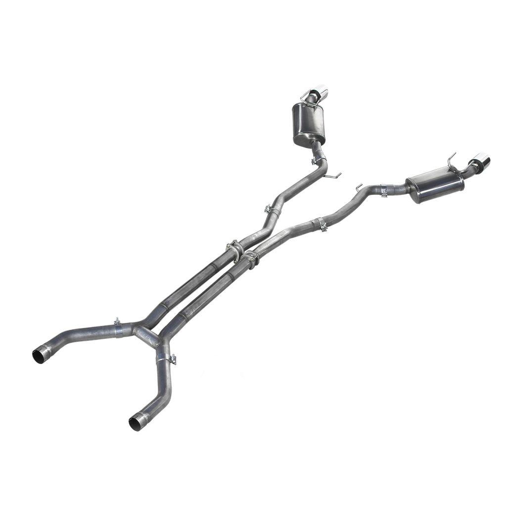Camaro V6 2010-UP Full Catback w/ Stainless Steel Tips (DIRECT FIT TO STOCK CATS)