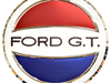 Ford GT40 MKI Stainless Steel Wall Hanging Sign - Chrome : 22" x 22"