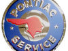Pontiac Service Stainless Steel Wall Hanging Sign - 22"