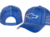 Chevrolet Bowtie Performance Blue Hat - Twill Cap w/Adjustable Closure