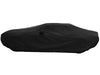 2008-2023 Dodge Challenger Ultraguard Plus Car Cover - 300D Indoor/Outdoor Protection - Black with Gray Stripes