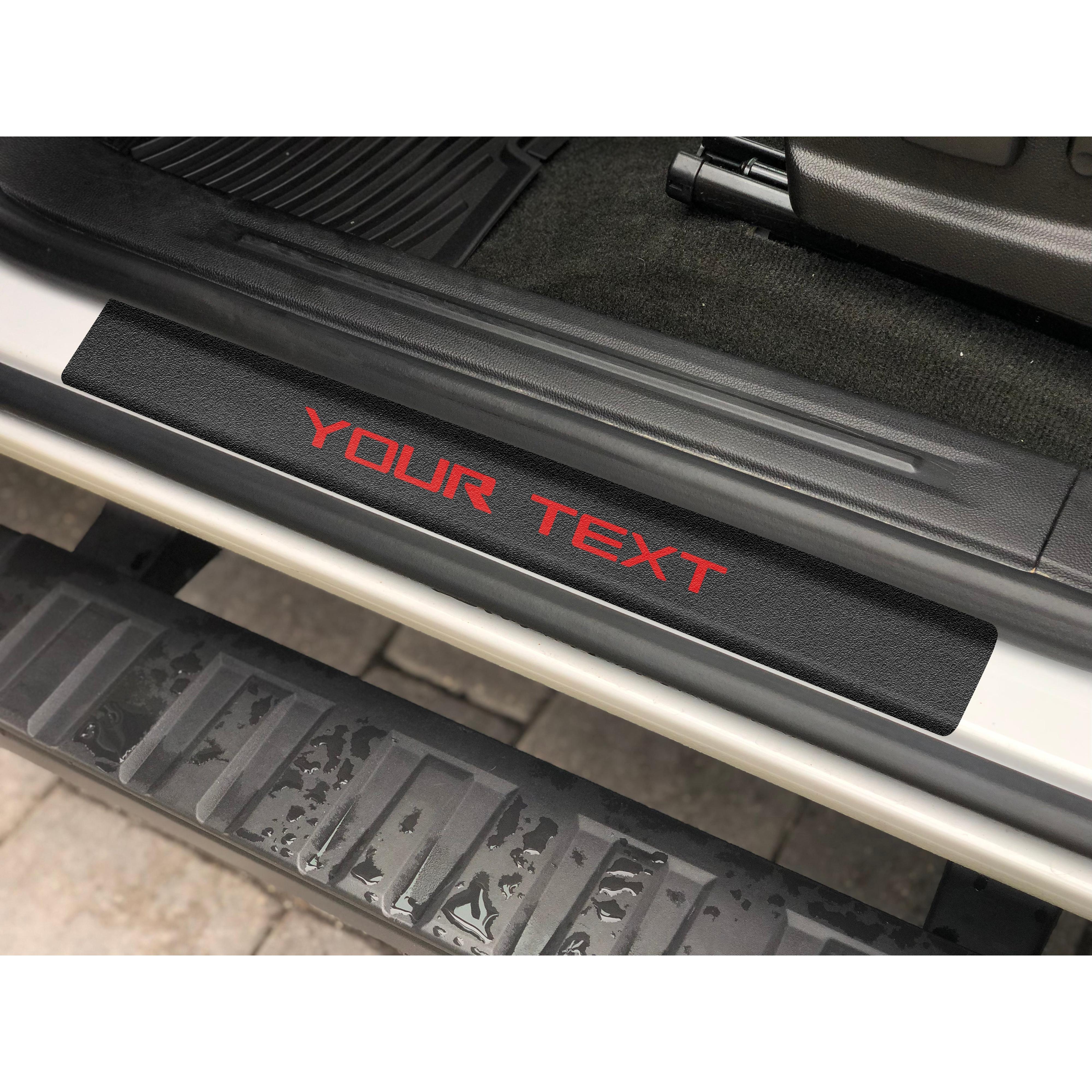Door Sill Protection Overlays Fits 2015-2022 Chevrolet Colorado