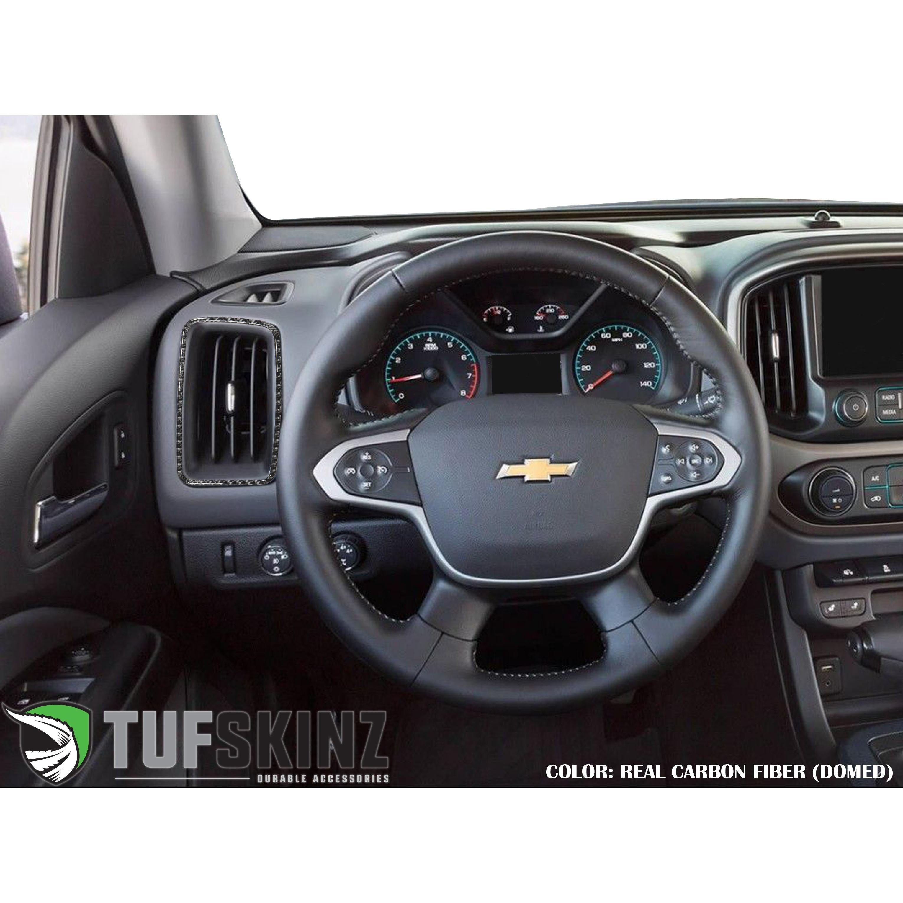A/C Vent Surround Accent Overlays Fits 2015-2022 Chevrolet Colorado