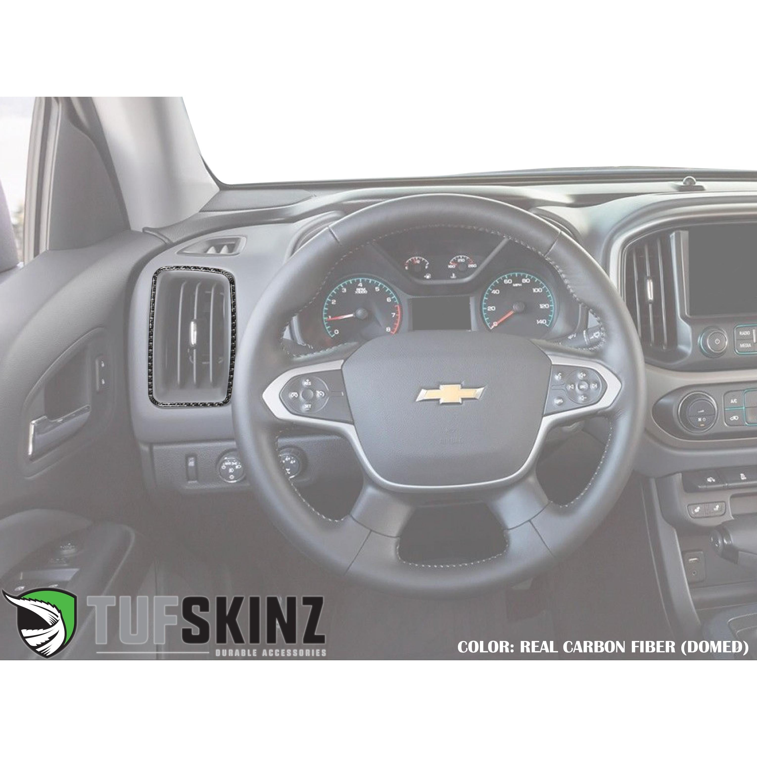 A/C Vent Surround Accent Overlays Fits 2015-2022 Chevrolet Colorado