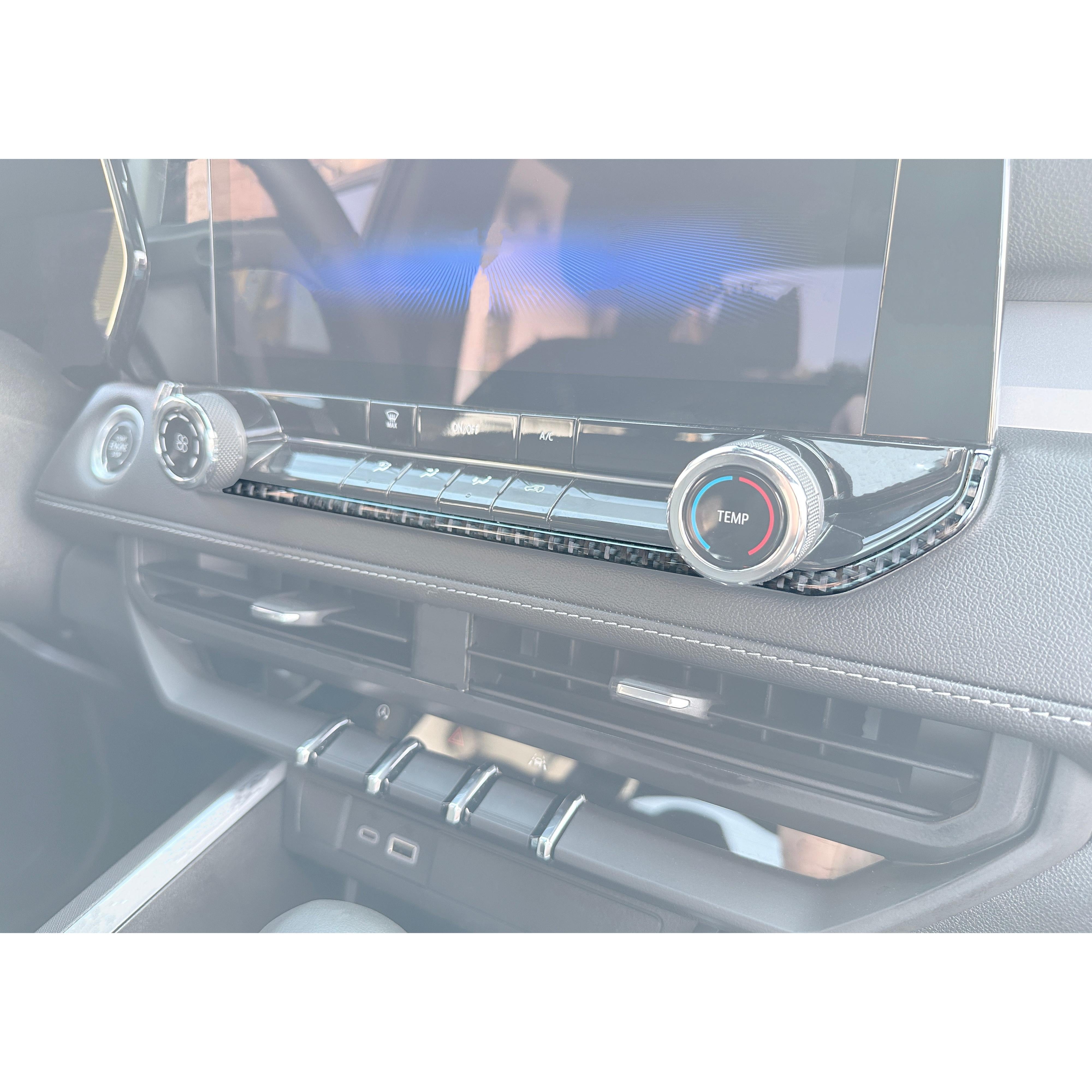 Climate Controle Line Accent Trim Fits 2023-2026 Chevrolet Colorado & GMC Canyon