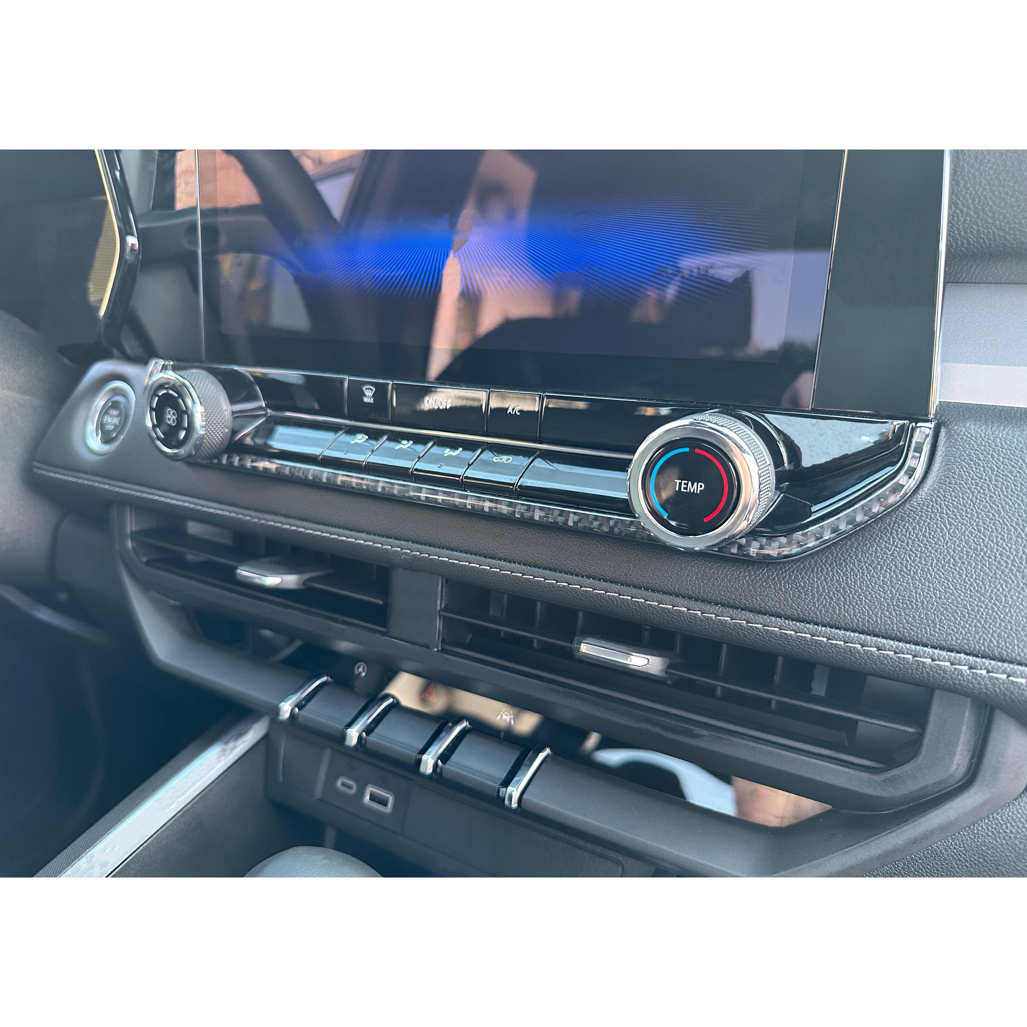 Climate Controle Line Accent Trim Fits 2023-2026 Chevrolet Colorado & GMC Canyon