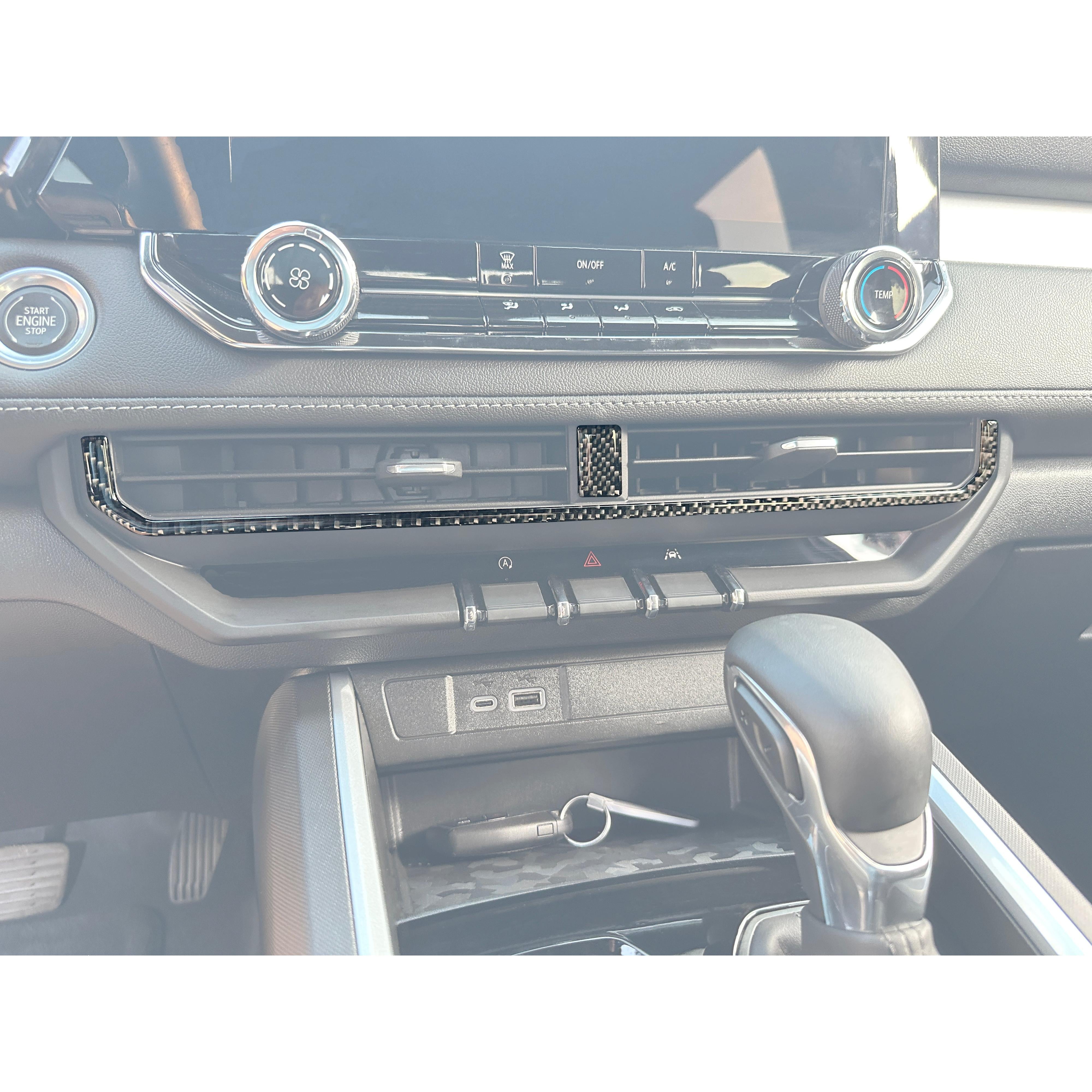 Center A.C. Vent Accent Trim Fits 2023-2026 Chevrolet Colorado & GMC Canyon
