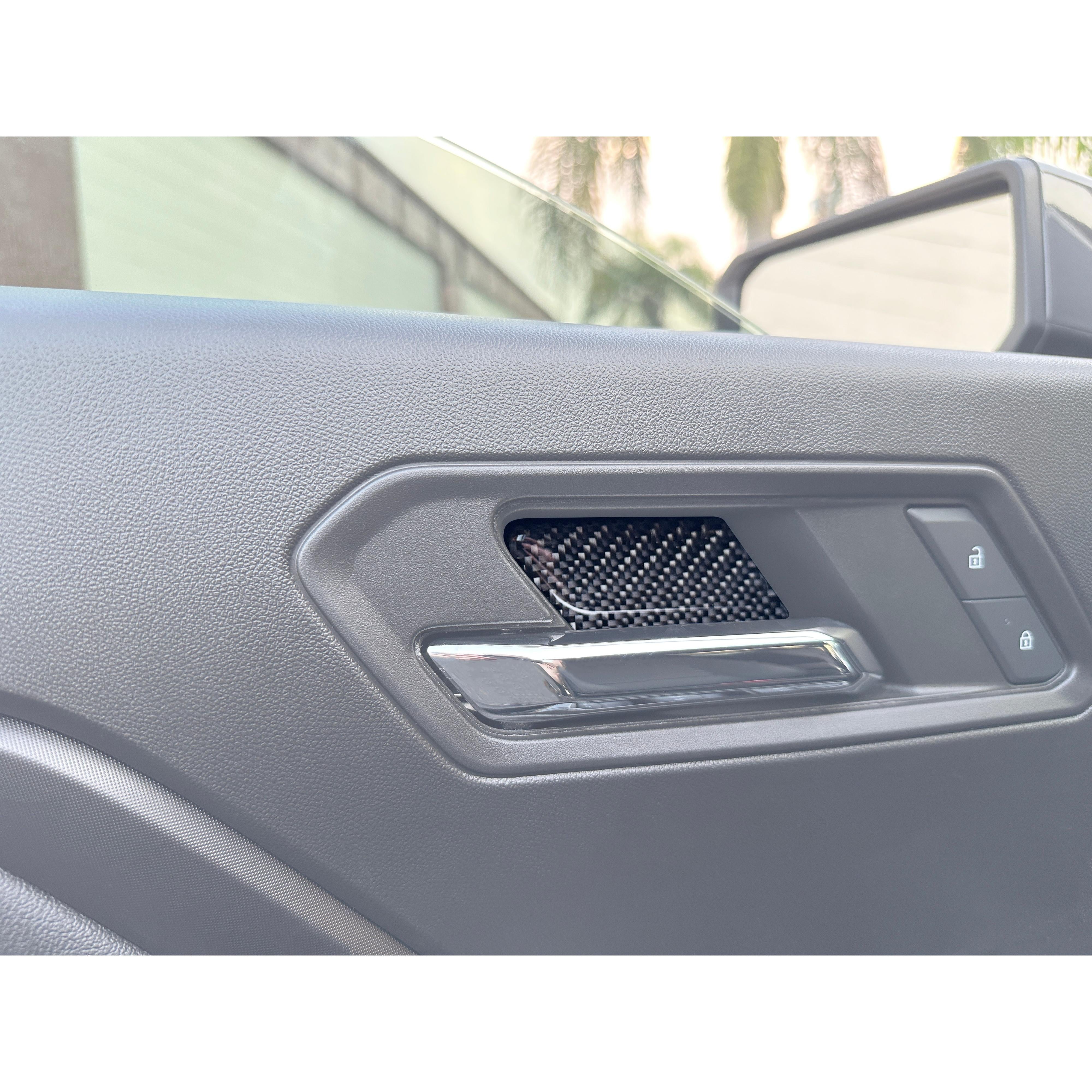 Door Handle Pocket Accent Trim Fits 2023-2026 Chevrolet Colorado/Silverado Refresh Interior