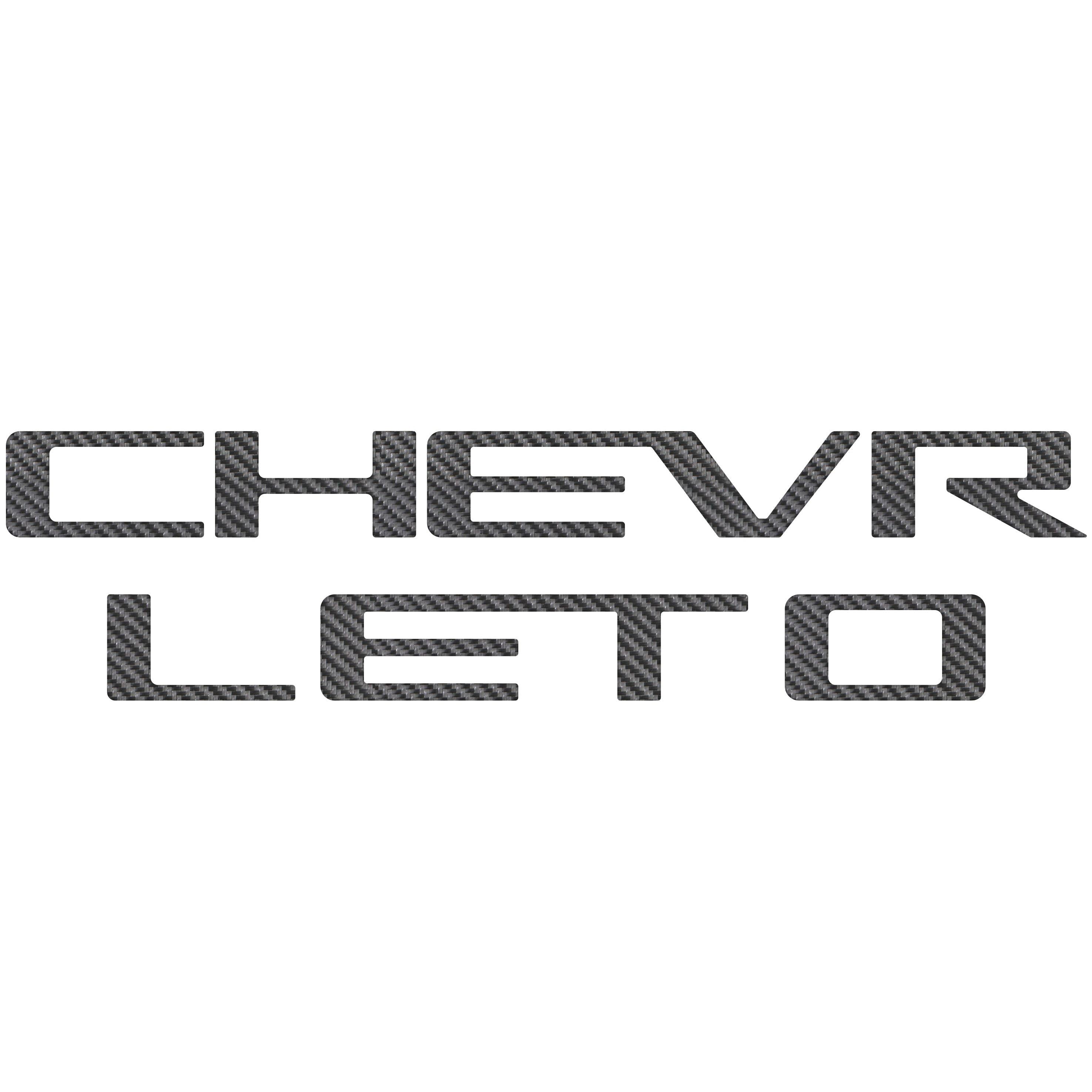 Tailgate Letter Inserts Fits 2023-2026 Chevrolet Colorado