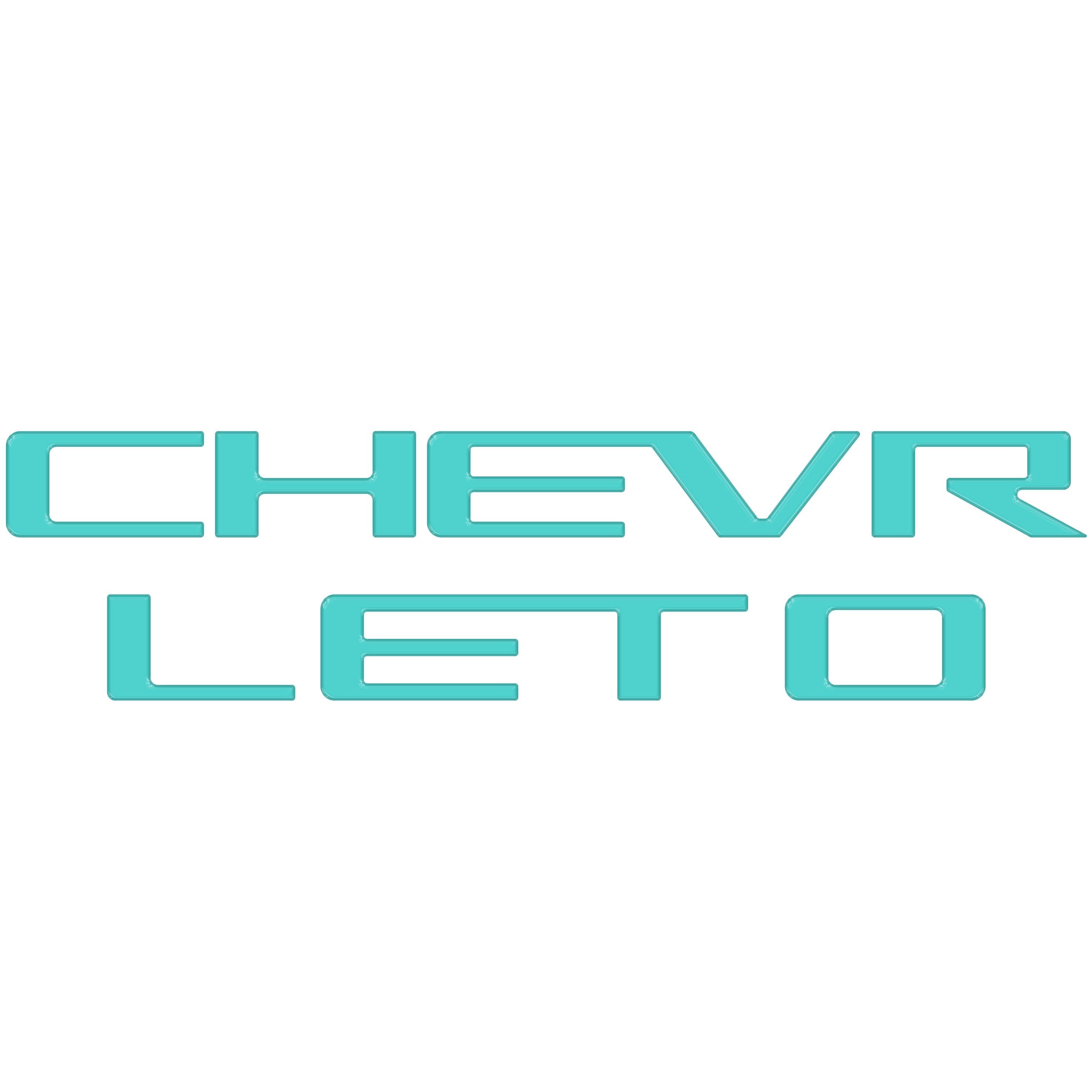 Tailgate Letter Inserts Fits 2023-2026 Chevrolet Colorado