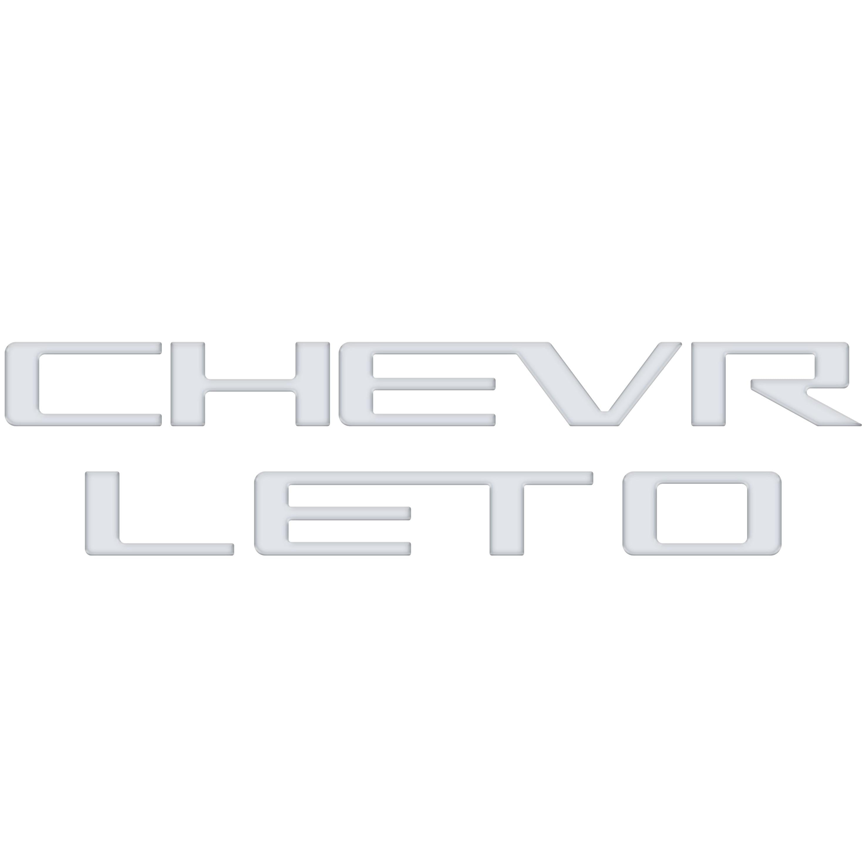 Tailgate Letter Inserts Fits 2023-2026 Chevrolet Colorado
