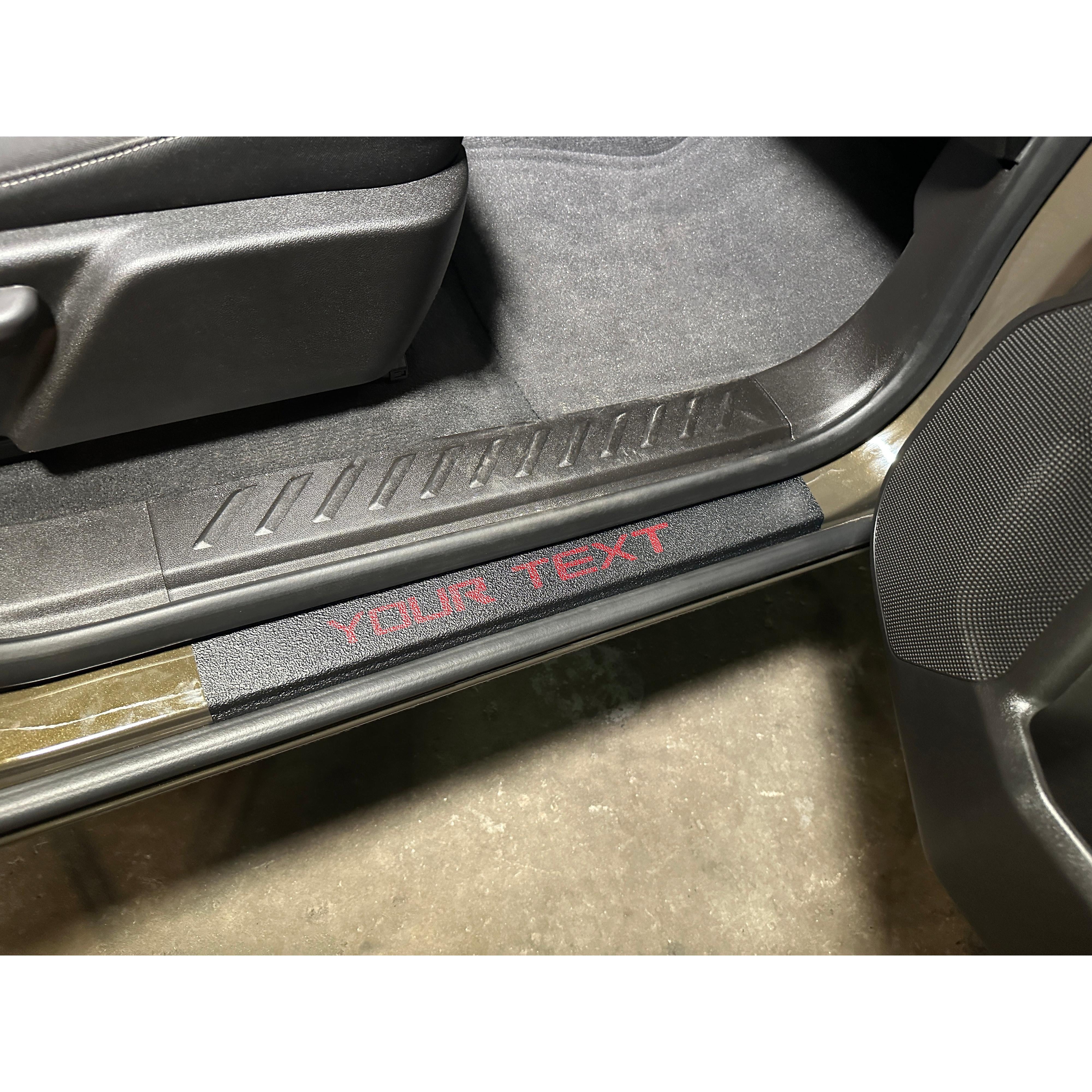 Door Sill Textured Overlays Fits 2023-2026 Chevrolet Colorado & GMC Canyon
