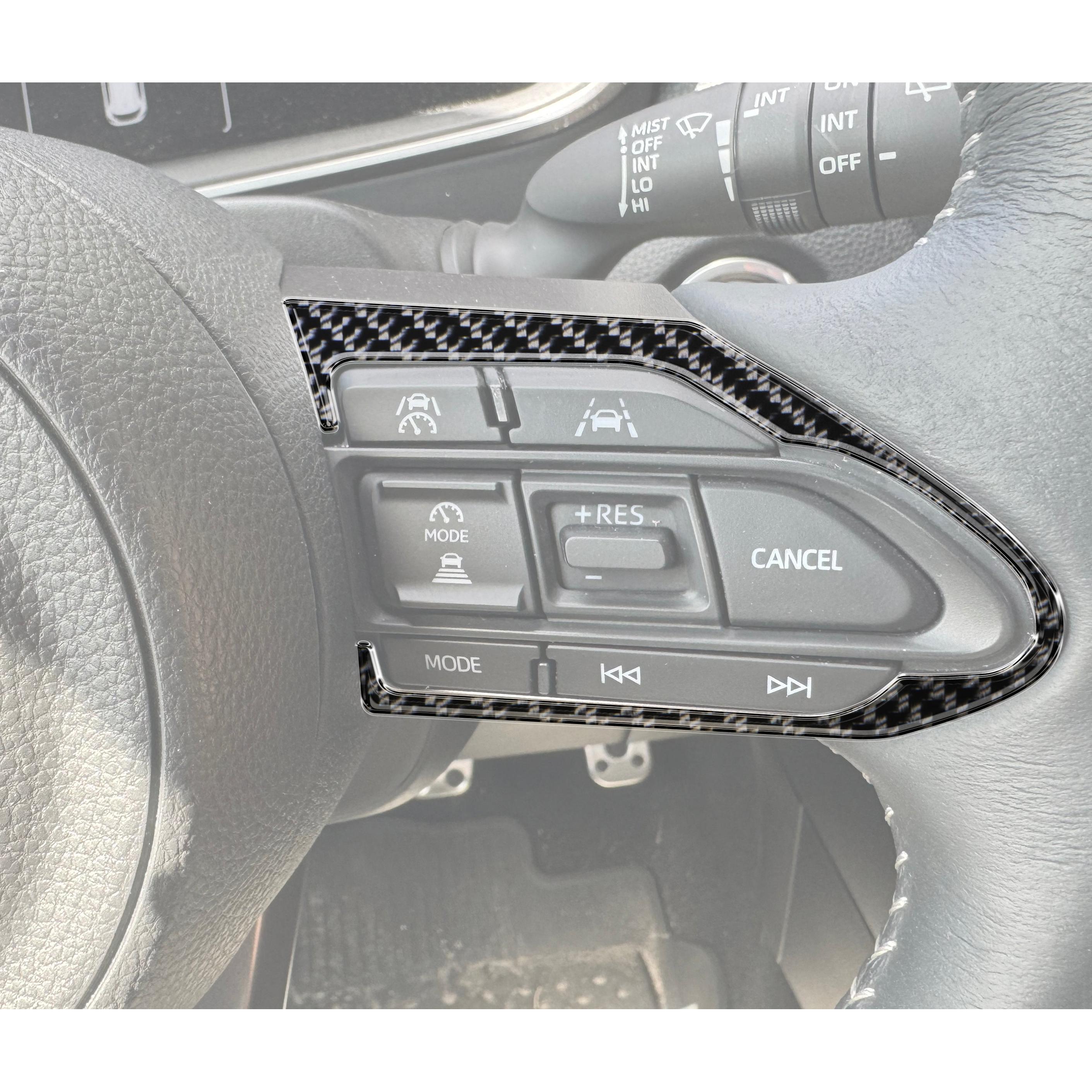 Steering Wheel Controls Accent Trim Fits 2023-2024 Toyota GR Corolla