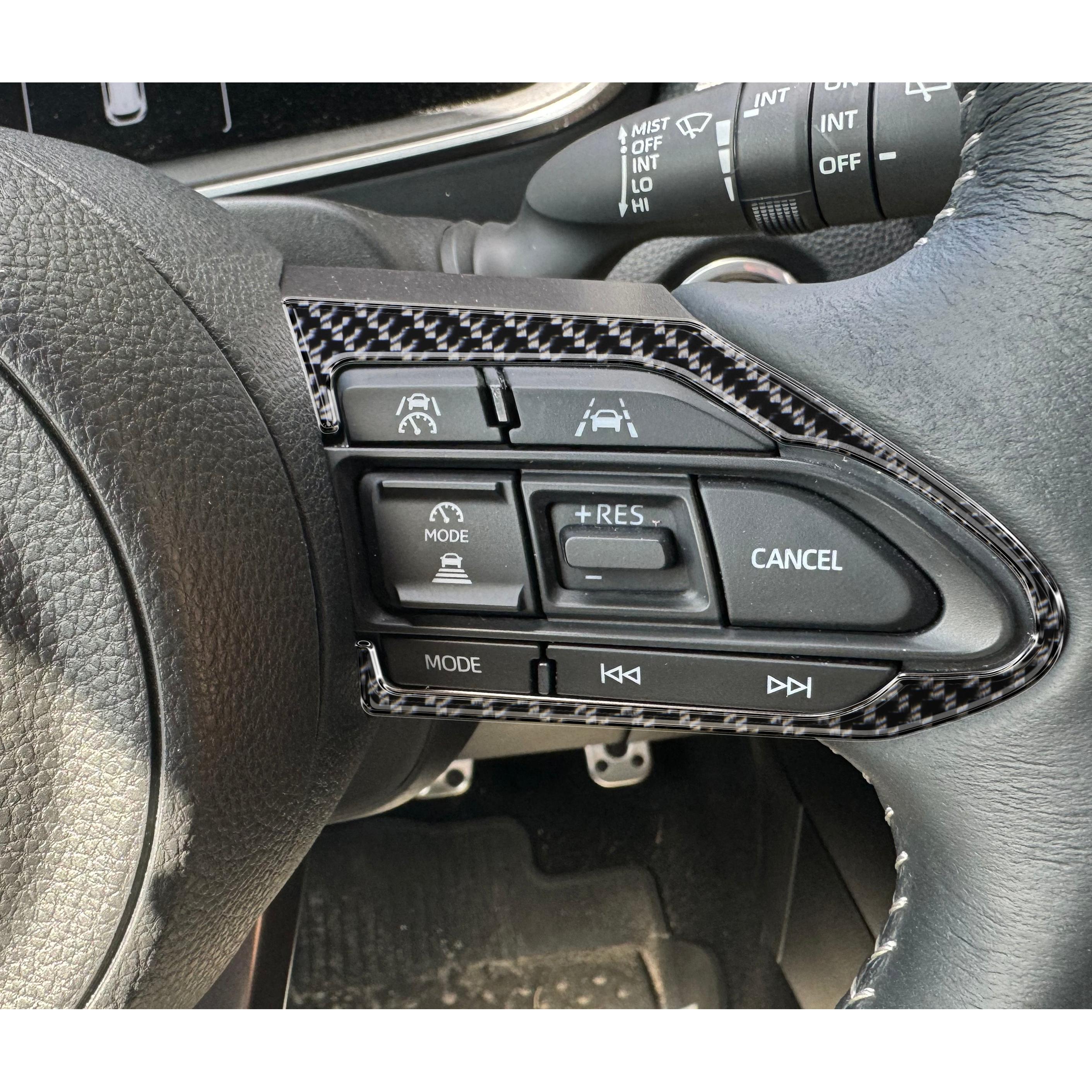 Steering Wheel Controls Accent Trim Fits 2023-2024 Toyota GR Corolla