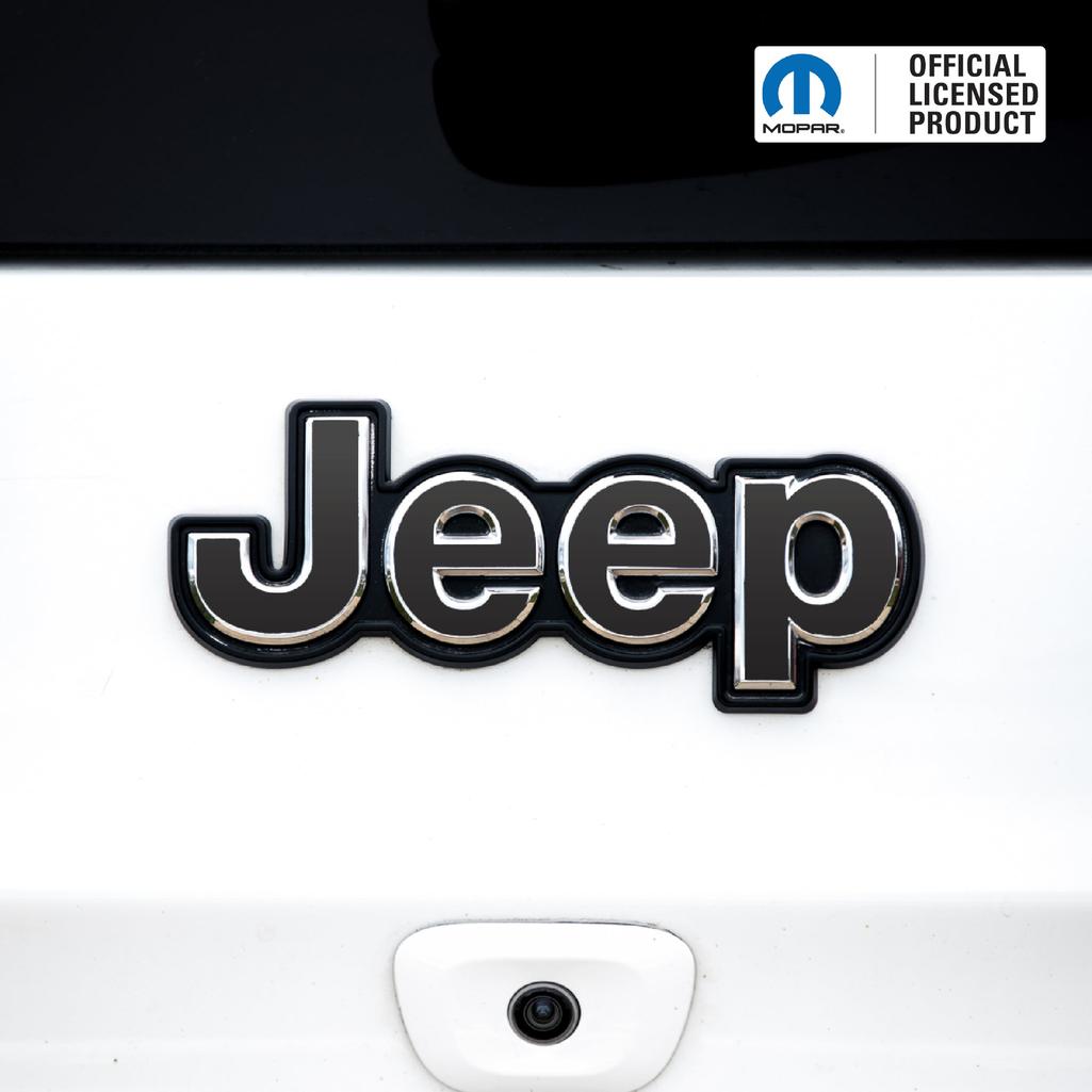 Jeep Emblem Overlay Decals – Solid Colors | Fits Grand Cherokee, Grand Cherokee L