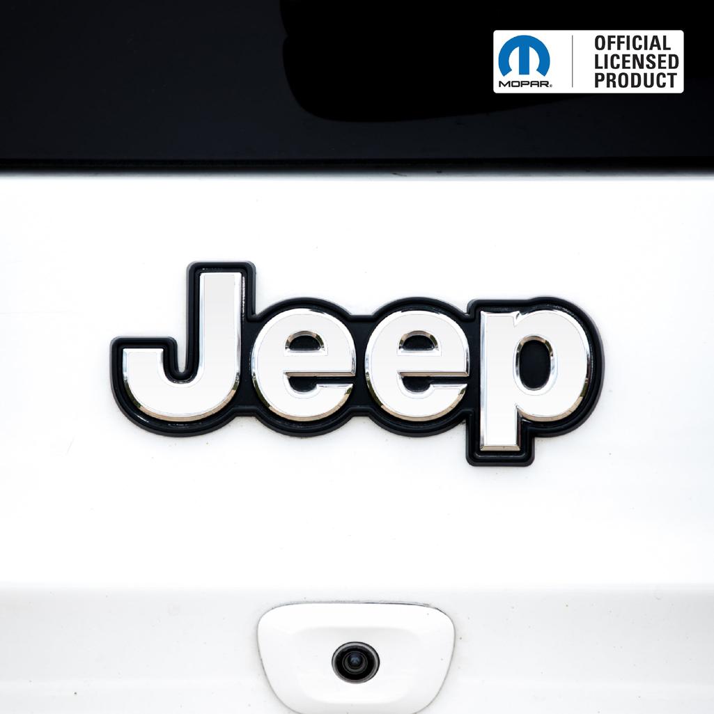 JEEP Emblem Overlay Decals – Solid Colors | Fits 2007–2017 Jeep Patriot