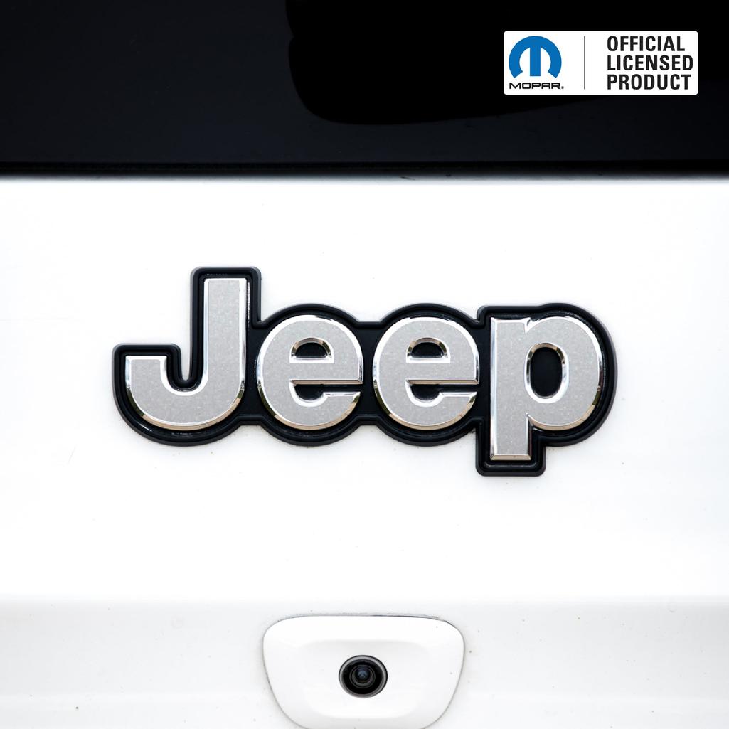 Jeep Emblem Overlay Decals – Solid Colors | Fits Grand Cherokee, Grand Cherokee L