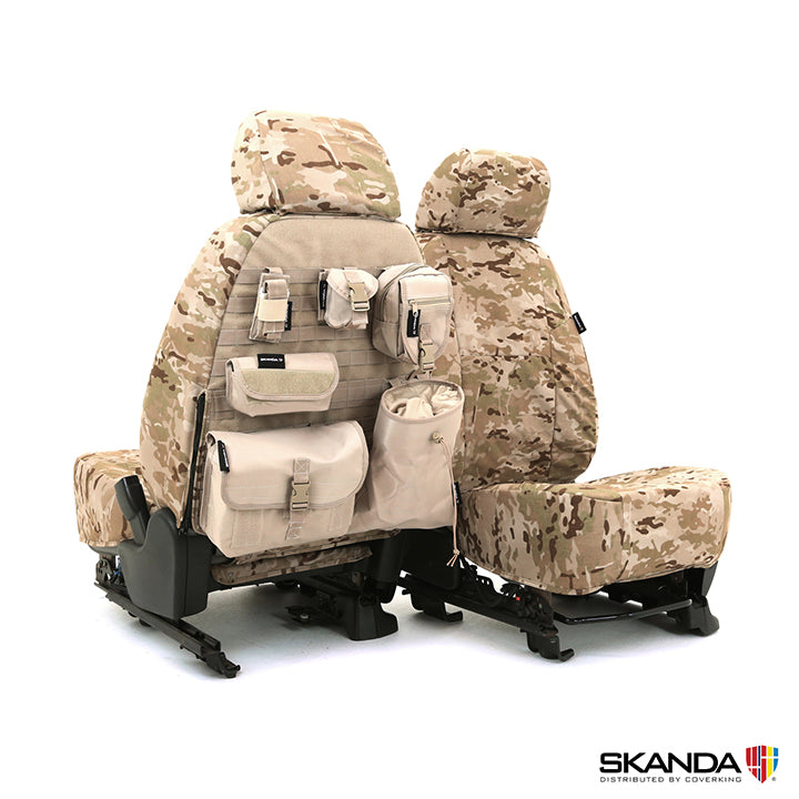 Custom Tactical Seat Cover Ballistic Camo Multi-Cam