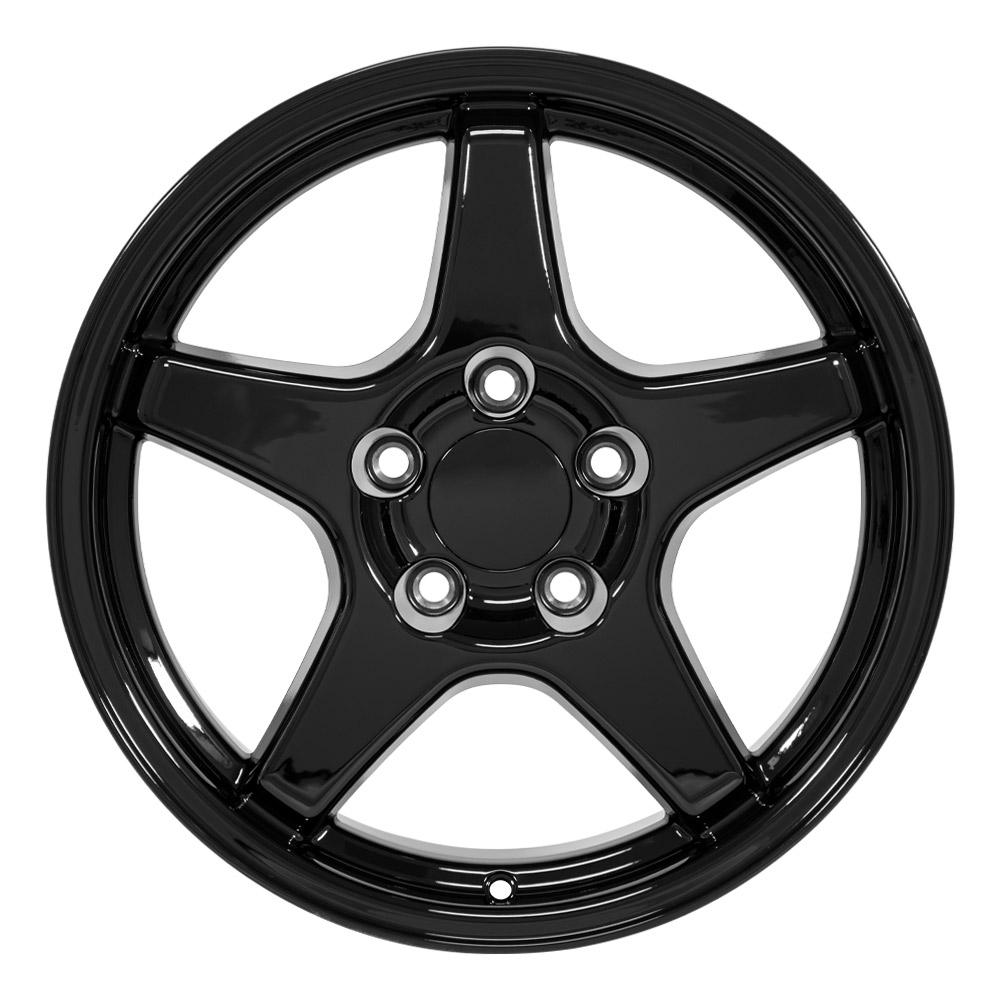17" Replica CV01 fits Chevrolet Corvette ZR1 17x9.5 Gloss Black-SR1 Performance