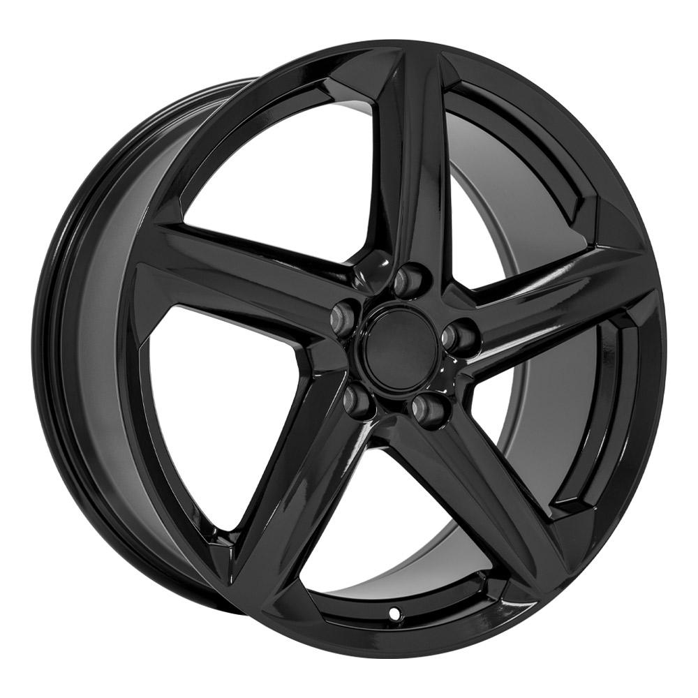 19" Replica CV02D fits Chevrolet C8 Corvette 19x8.5 Gloss Black-SR1 Performance