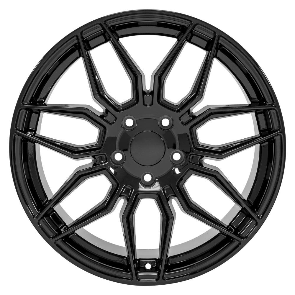 19" Replica CV03C fits Chevrolet C7 Corvette 19x10 Gloss Black-SR1 Performance