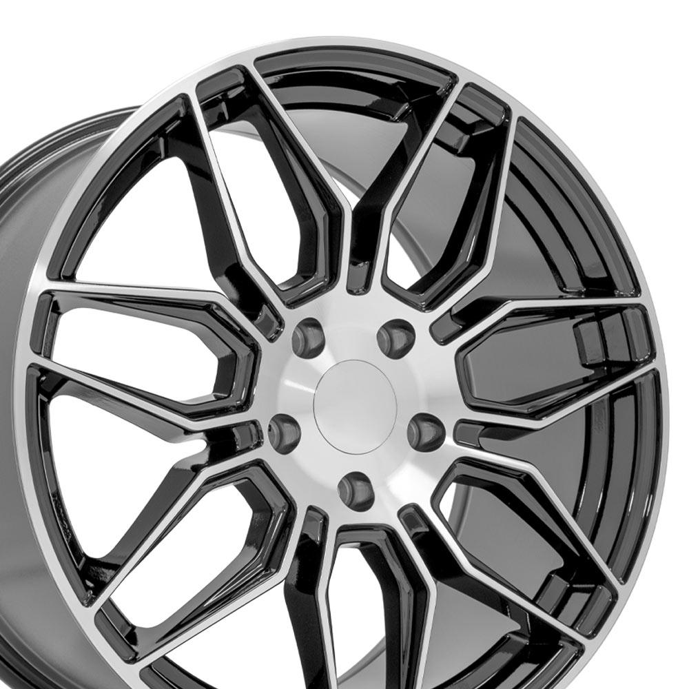 19" Replica CV03C fits Chevrolet C7 Corvette 19x10 Gunmetal Machined-SR1 Performance