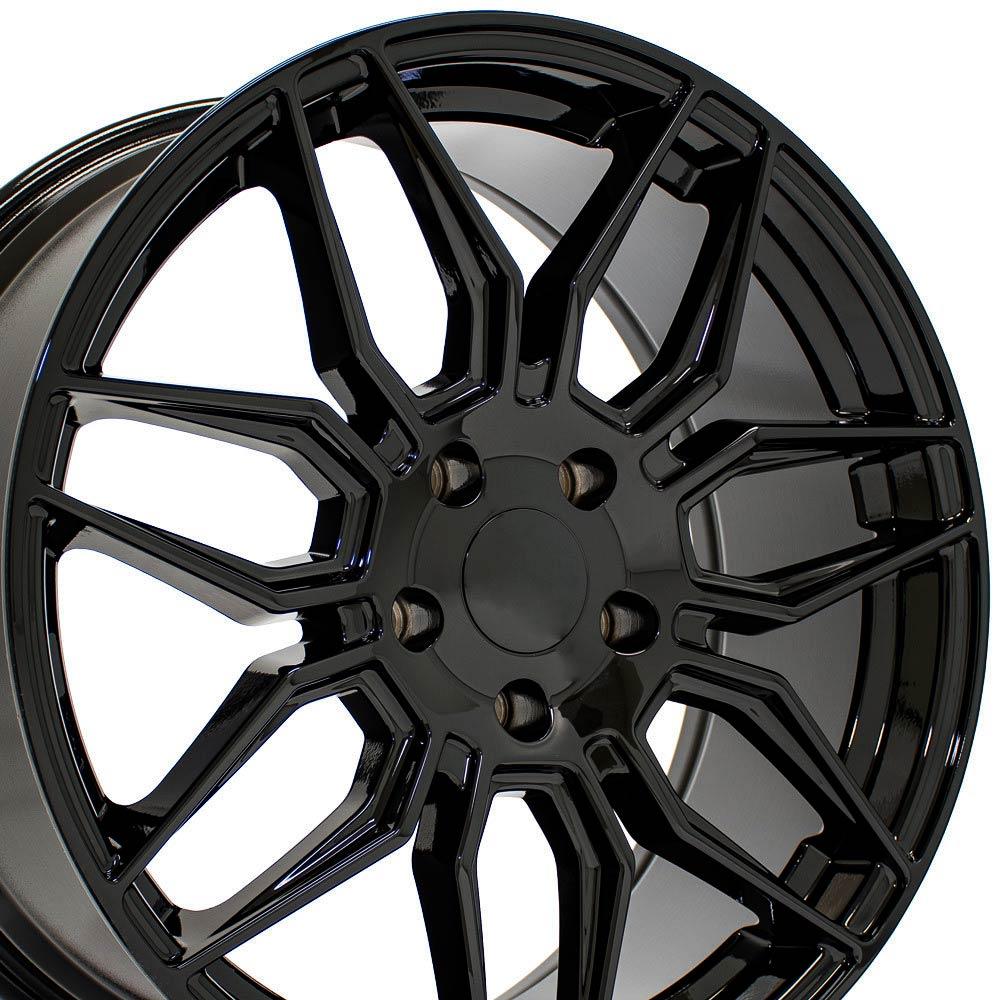 19" Replica CV03D fits Chevrolet C8 Corvette 19x8.5 Gloss Black-SR1 Performance