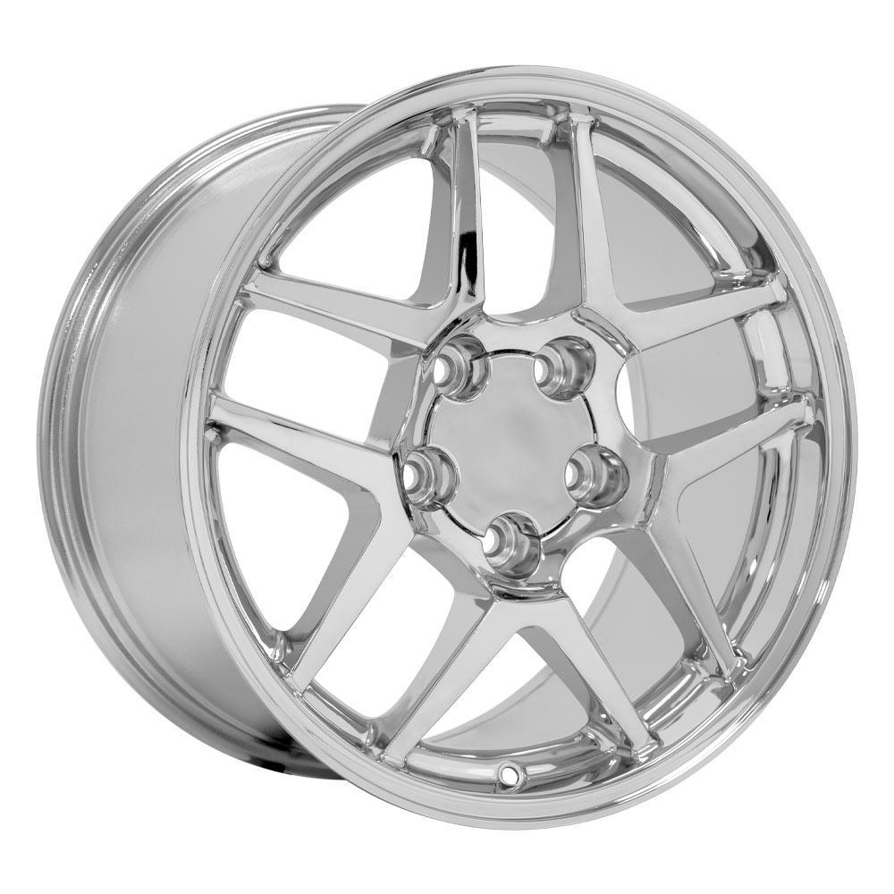 17" Replica CV04 fits Chevrolet Corvette C5 Z06 17x9.5 Chrome-SR1 Performance