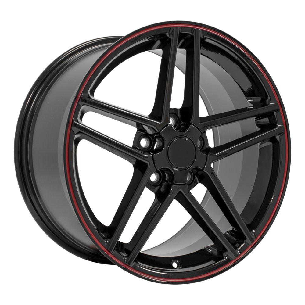 18" Replica CV07A fits Chevrolet Corvette C6 Z06 18x9.5 Redline-SR1 Performance