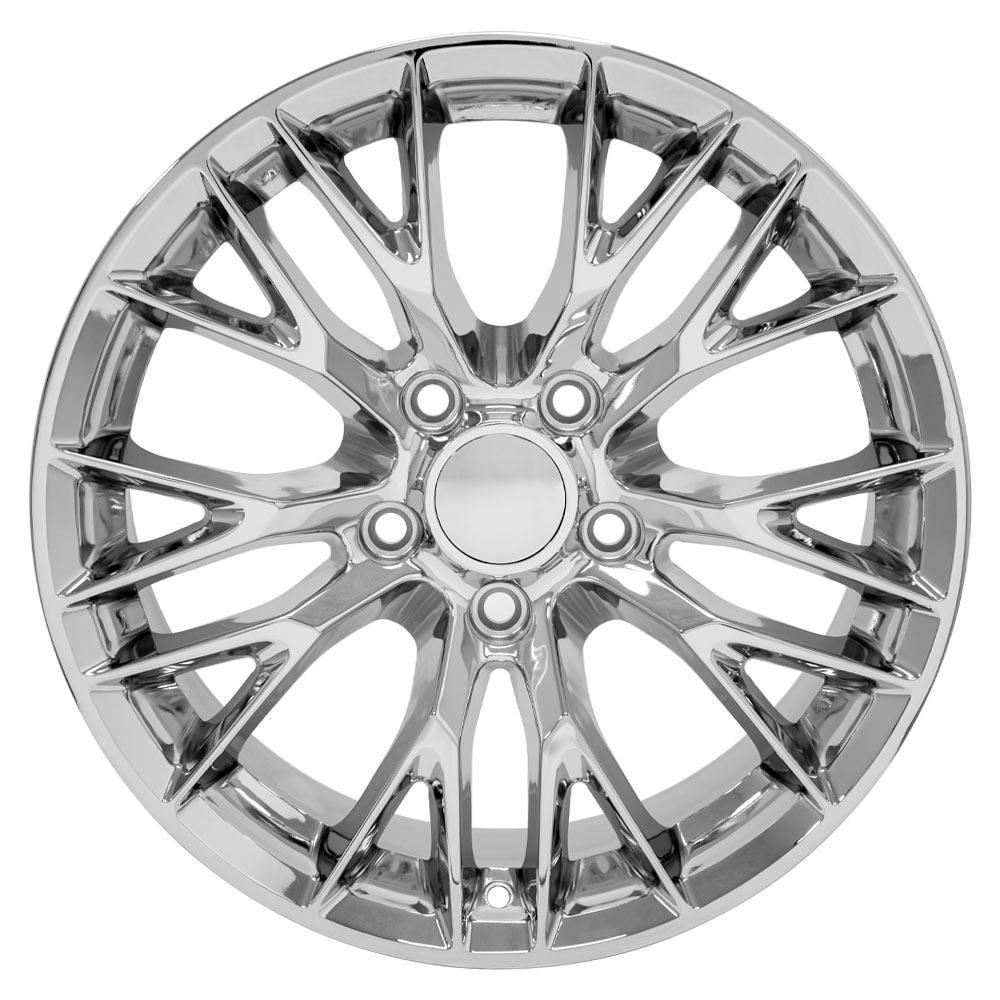 17" Replica CV22 fits Chevrolet Corvette C7 Z06 17x9.5 Chrome-SR1 Performance
