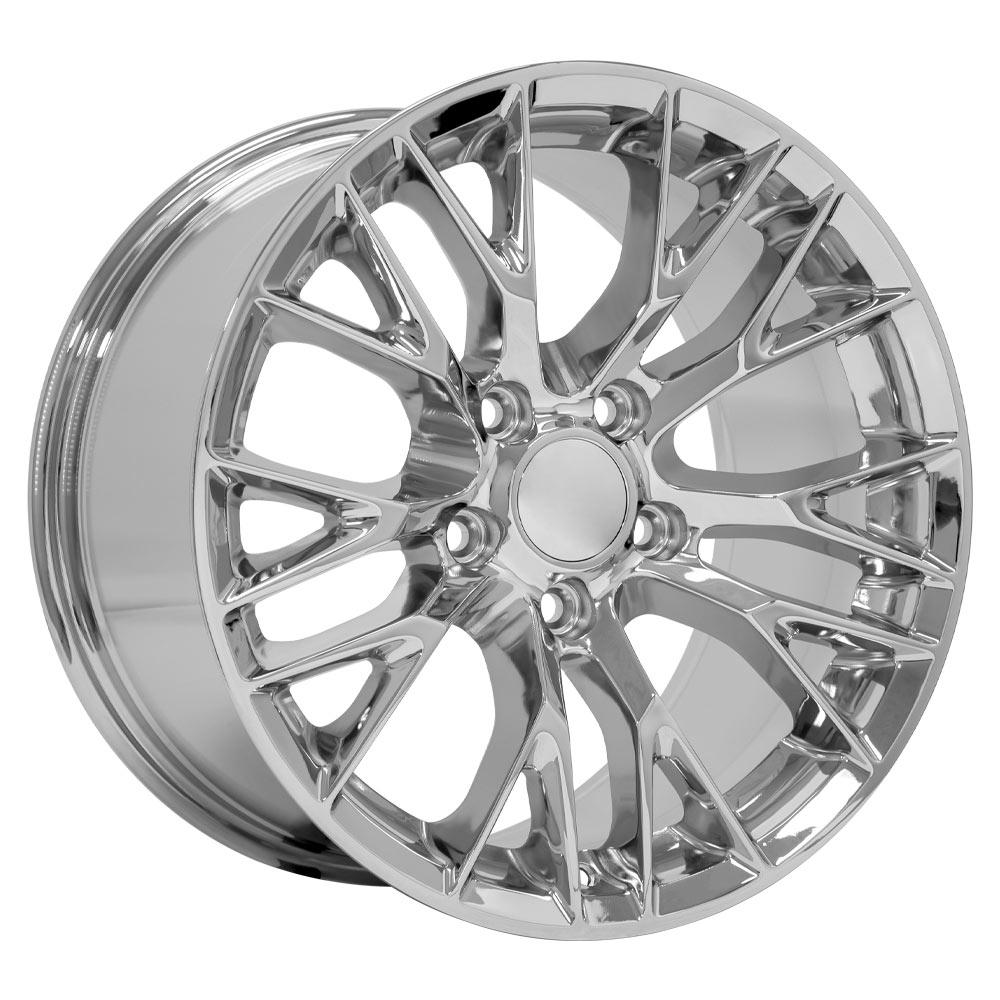 17" Replica CV22 fits Chevrolet Corvette C7 Z06 17x9.5 Chrome-SR1 Performance