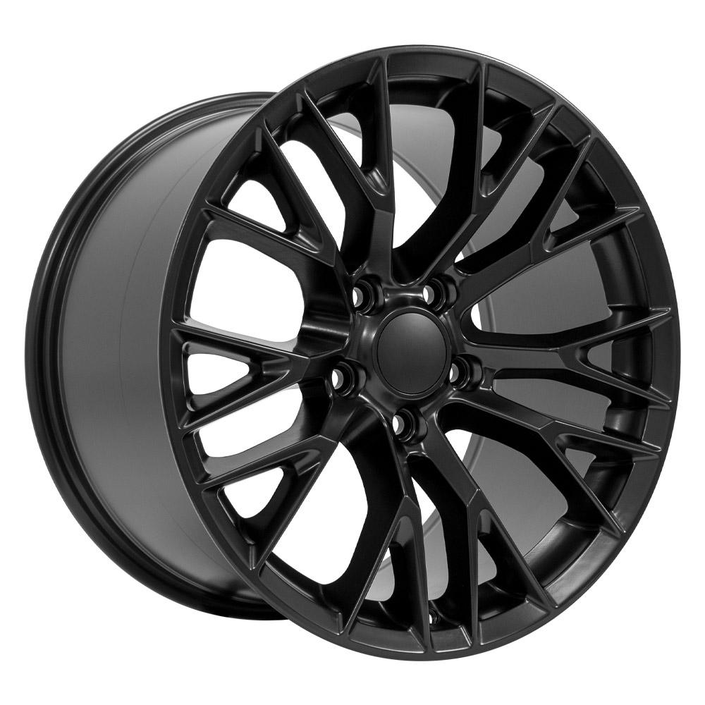 18" Replica CV22 fits Chevrolet Corvette C7 Z06 18x10.5 Black-SR1 Performance