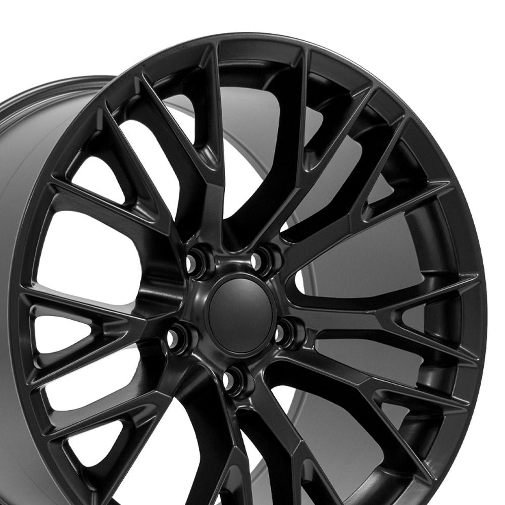 18" Replica CV22 fits Chevrolet Corvette C7 Z06 18x10.5 Black-SR1 Performance