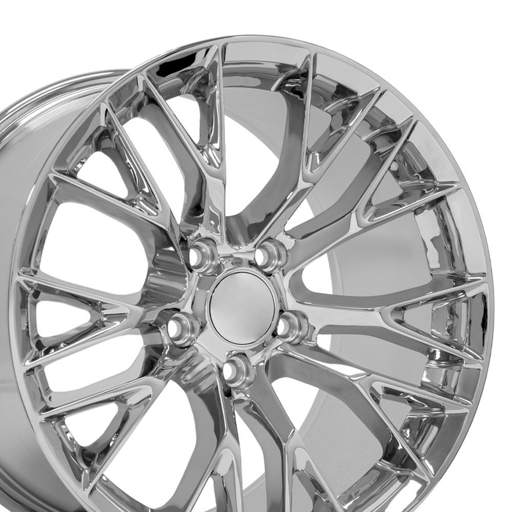 18" Replica CV22 fits Chevrolet Corvette C7 Z06 18x10.5 Chrome-SR1 Performance