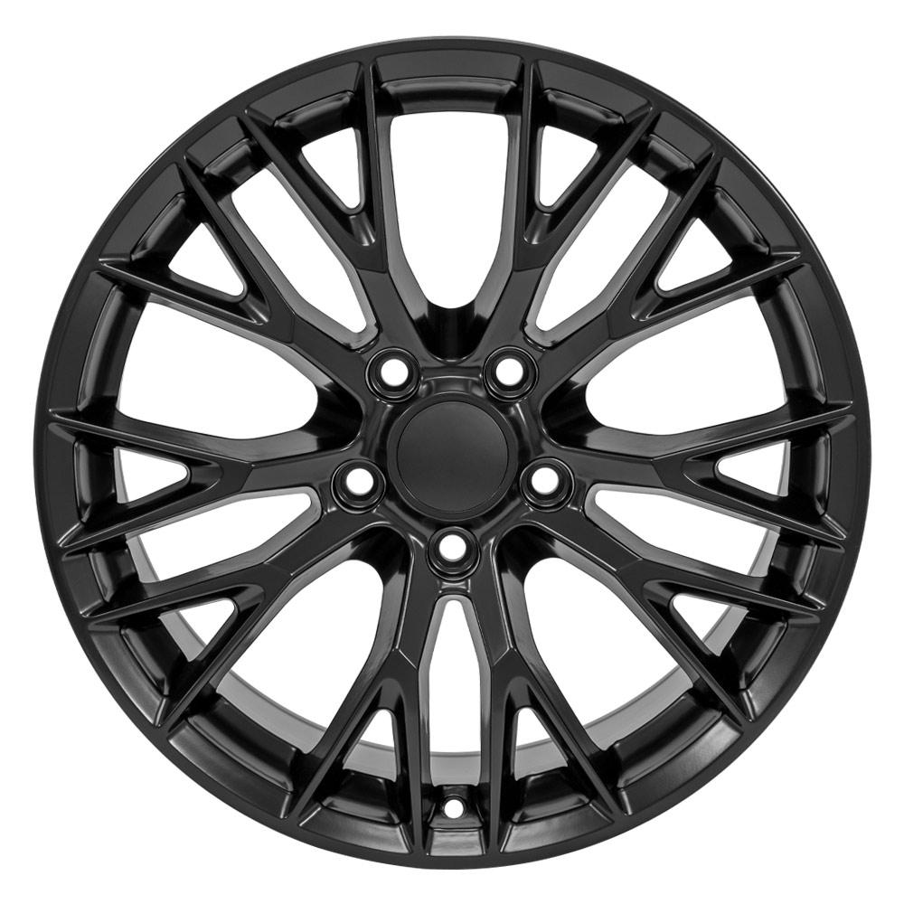 18" Replica CV22 fits Chevrolet Corvette C7 Z06 18x8.5 Black-SR1 Performance