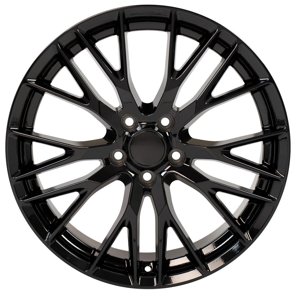 20" Replica CV22 fits Chevrolet Corvette C7 Z06 20x10 Black-SR1 Performance