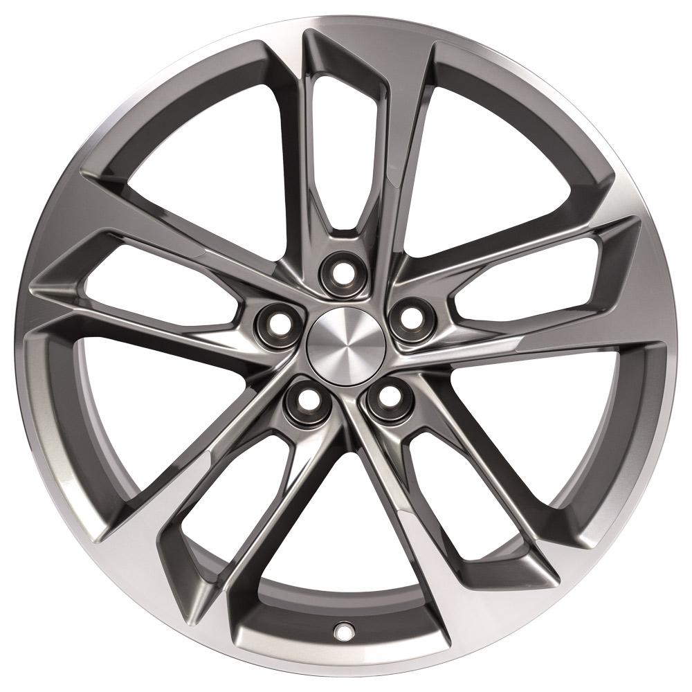 20" Replica CV29 fits Chevrolet Camaro 20x9.5 Gunmetal Mach'd-SR1 Performance