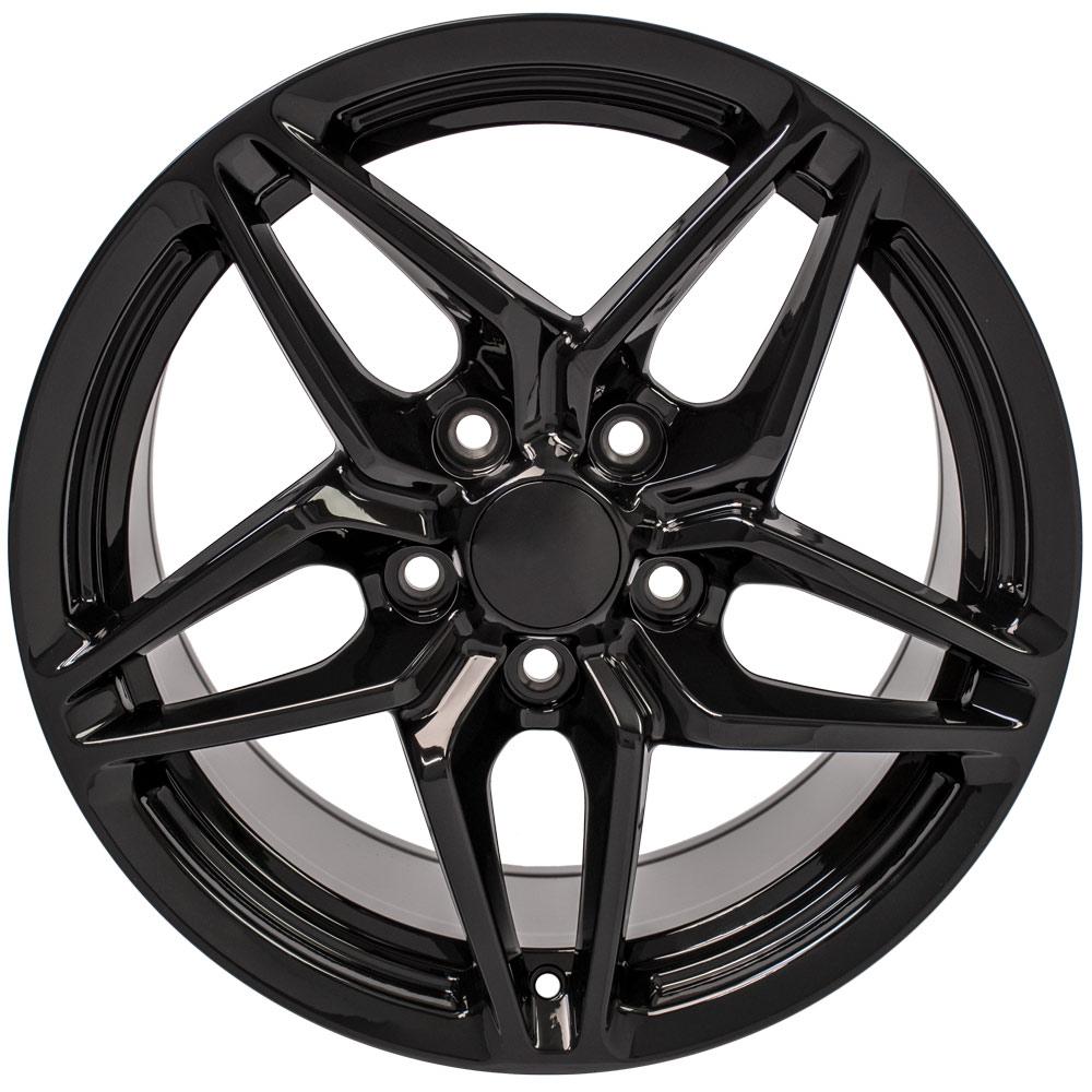 17" Replica CV31 fits Chevrolet Corvette C7 ZR1 17x9.5 Black-SR1 Performance