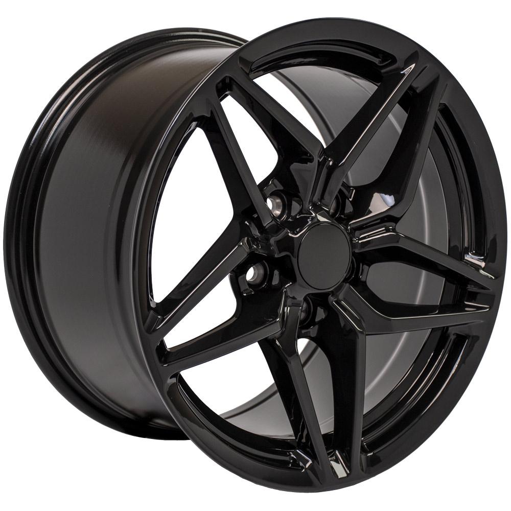 17" Replica CV31 fits Chevrolet Corvette C7 ZR1 17x9.5 Black-SR1 Performance